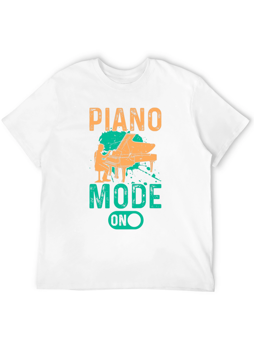 Piano Mode On Graphic T-Shirt