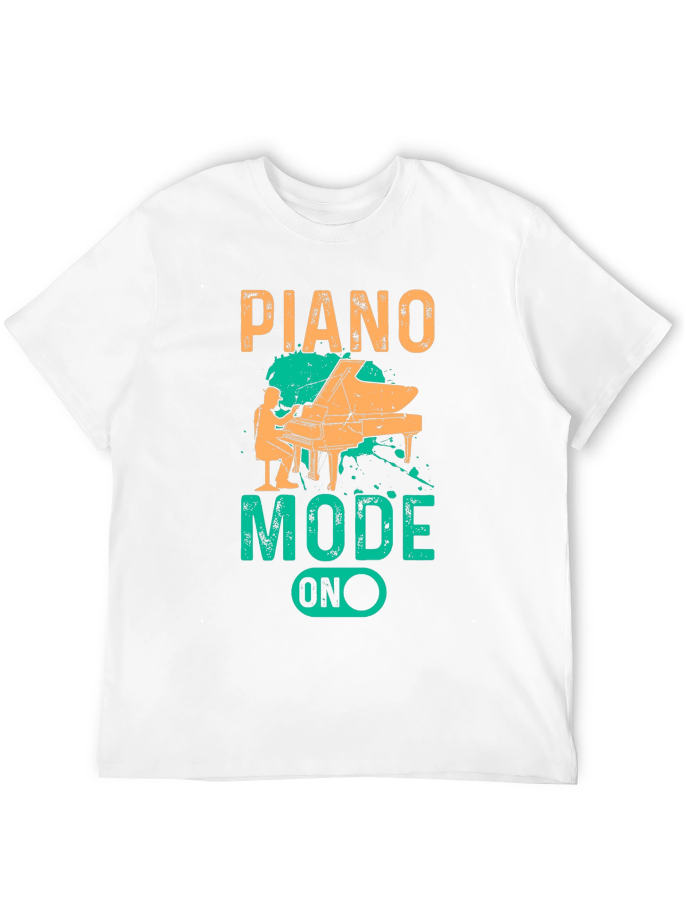 Piano Mode On Graphic T-Shirt