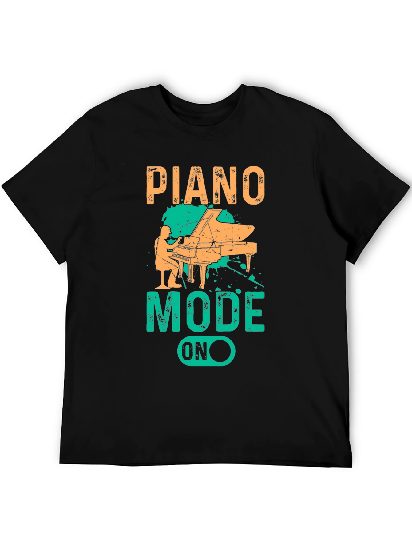 Piano Mode On Graphic T-Shirt