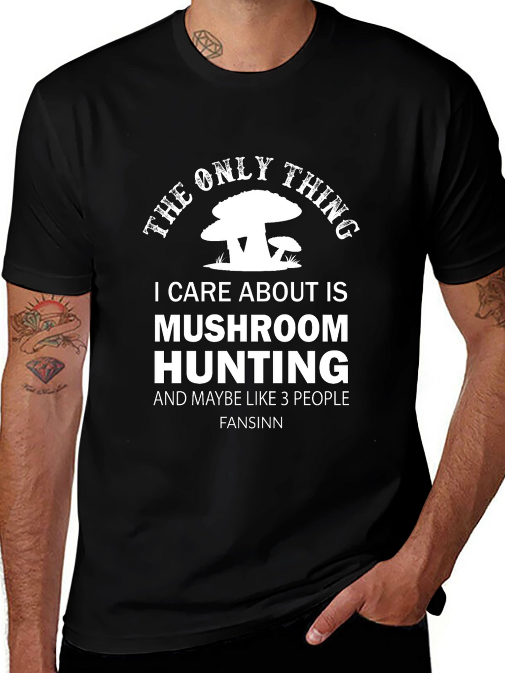 Mushroom Hunting Graphic Tee - Unique Design