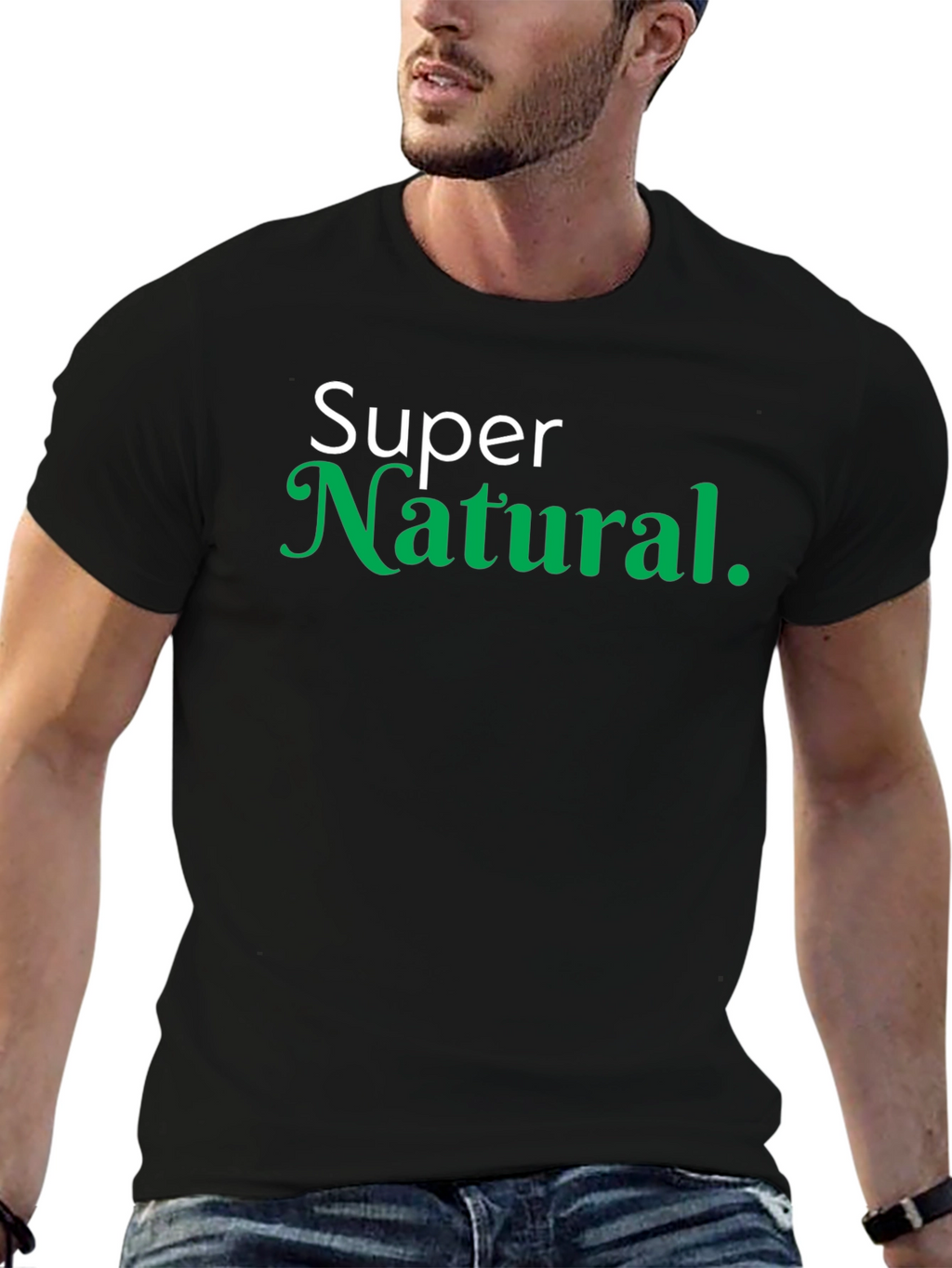 Super Natural Graphic Tee - Black