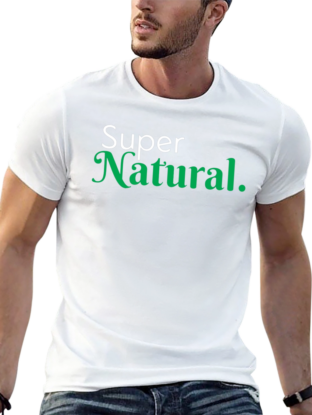 Super Natural Graphic Tee - Black