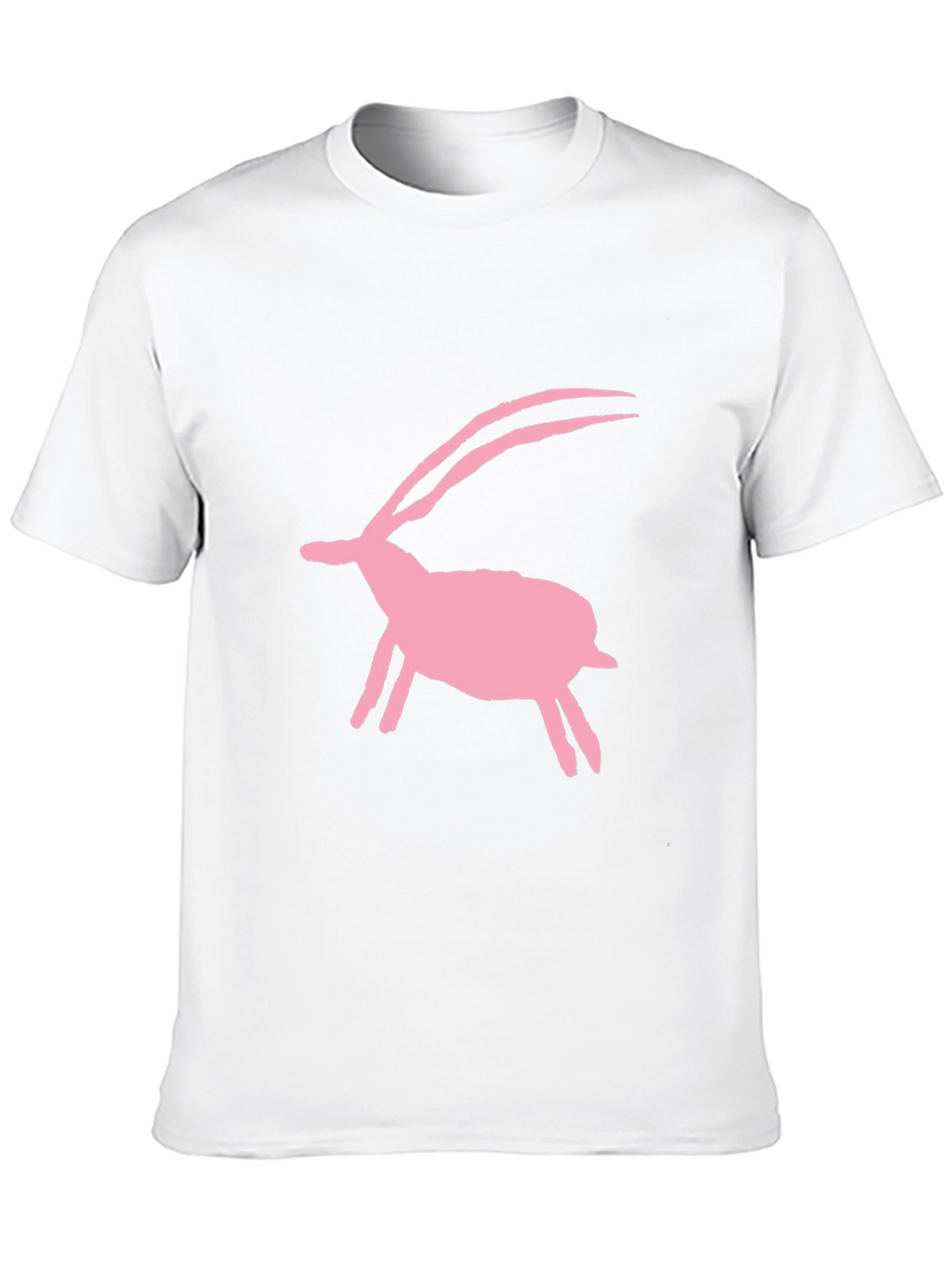 Pink Animal Silhouette Tee - Black