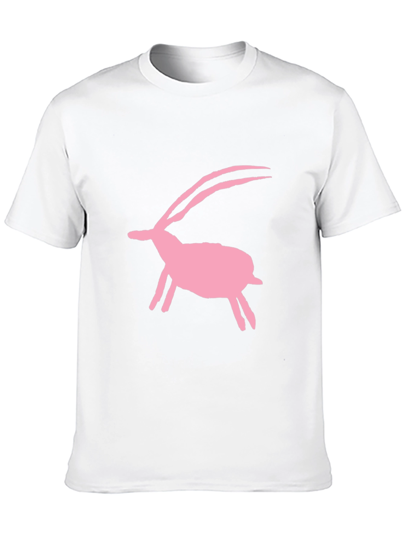 Pink Animal Silhouette Tee - Black