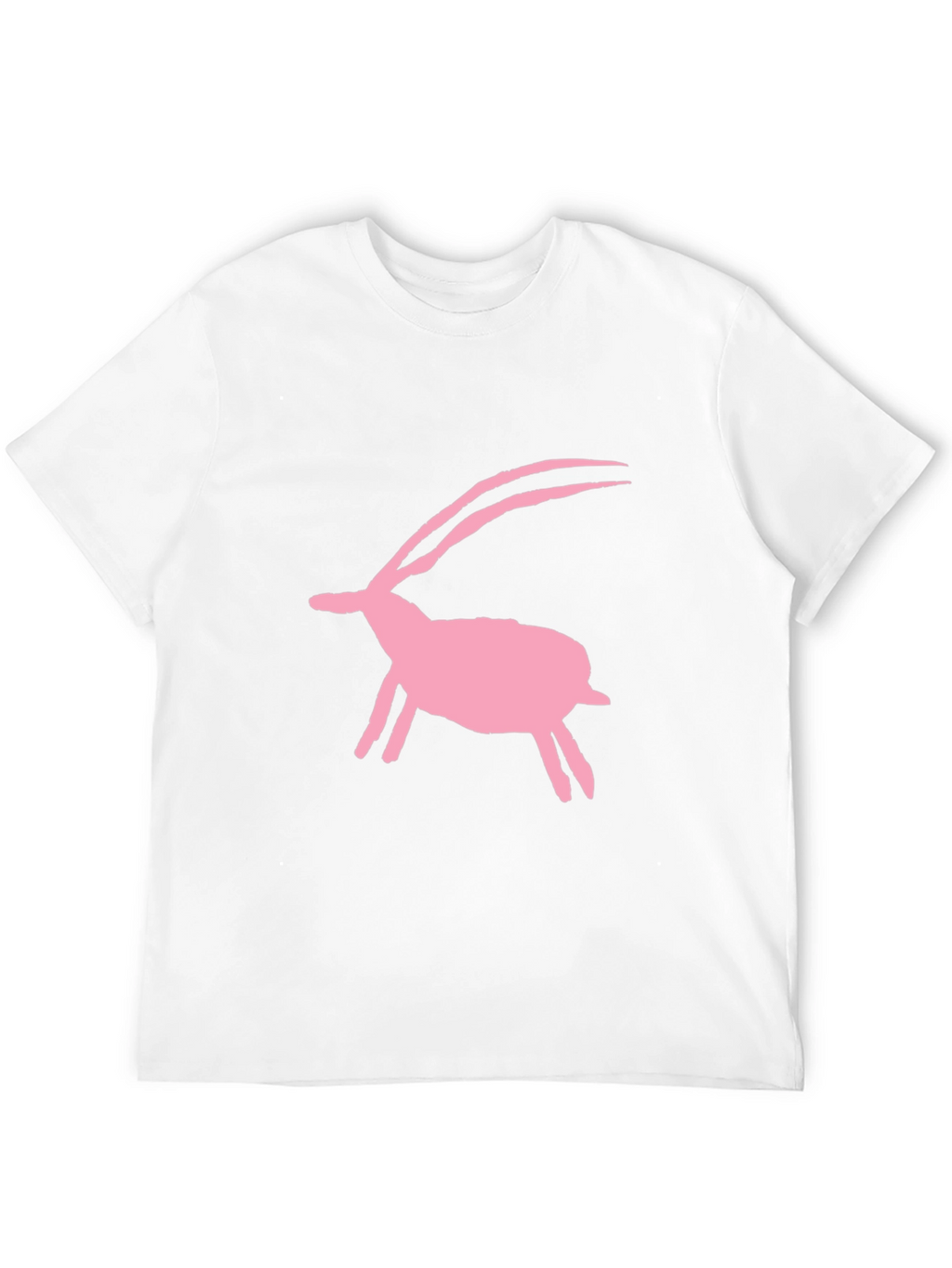 Pink Animal Silhouette Tee - Black