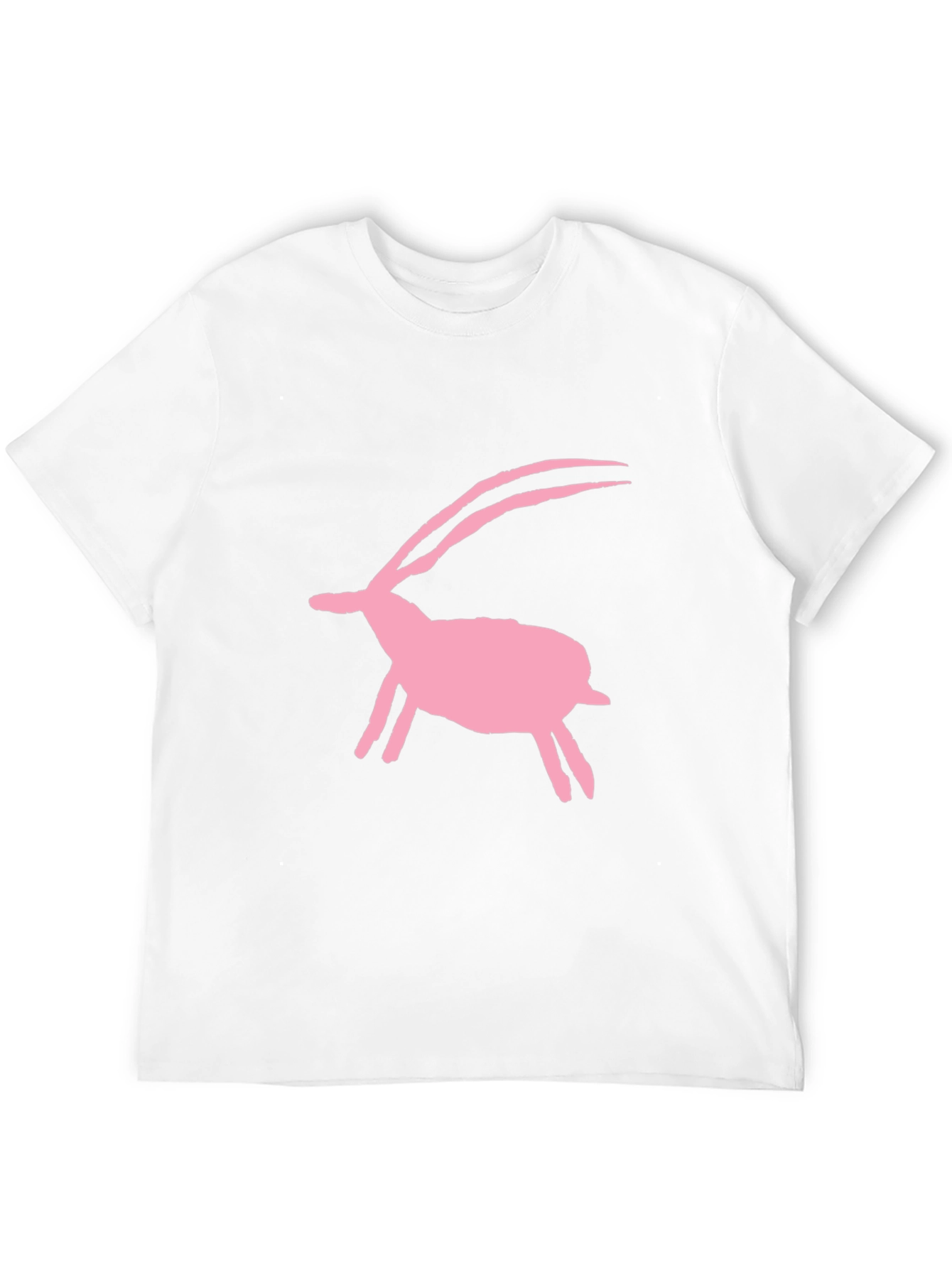 Pink Animal Silhouette Tee - Black