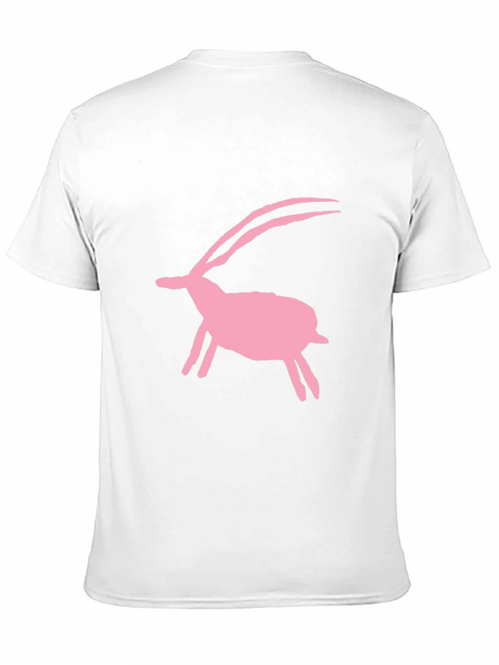 Pink Animal Silhouette Tee - Black