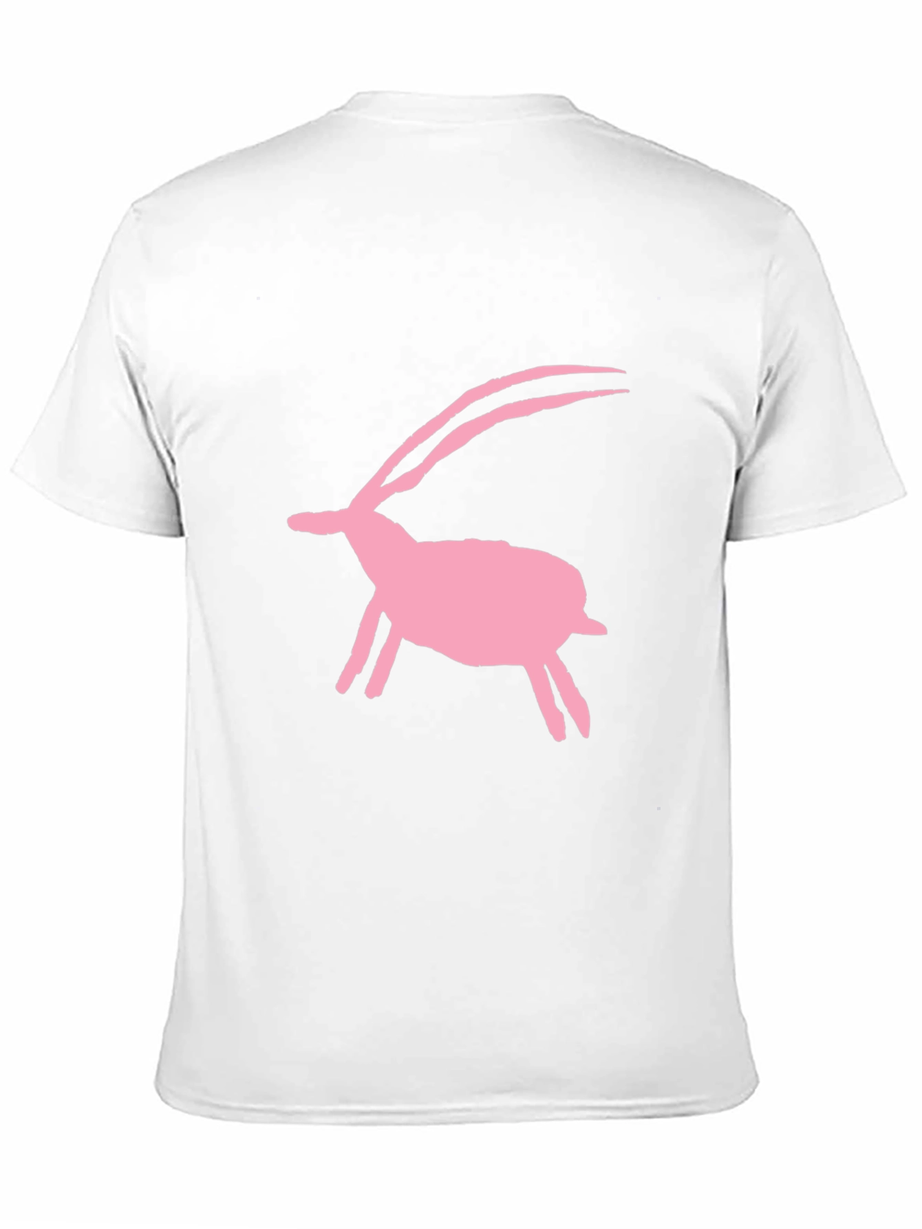 Pink Animal Silhouette Tee - Black