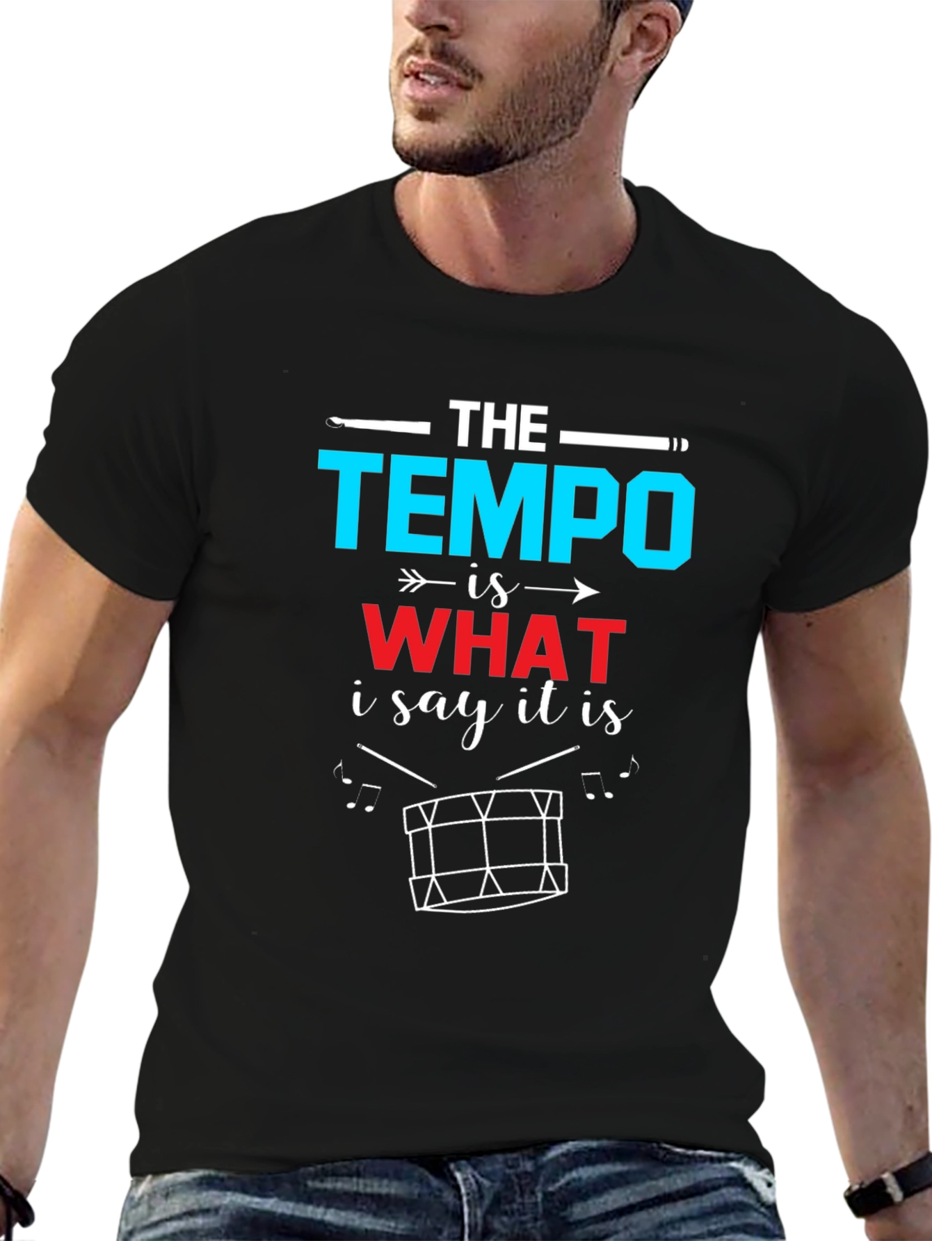 Tempo Drummer Graphic Tee
