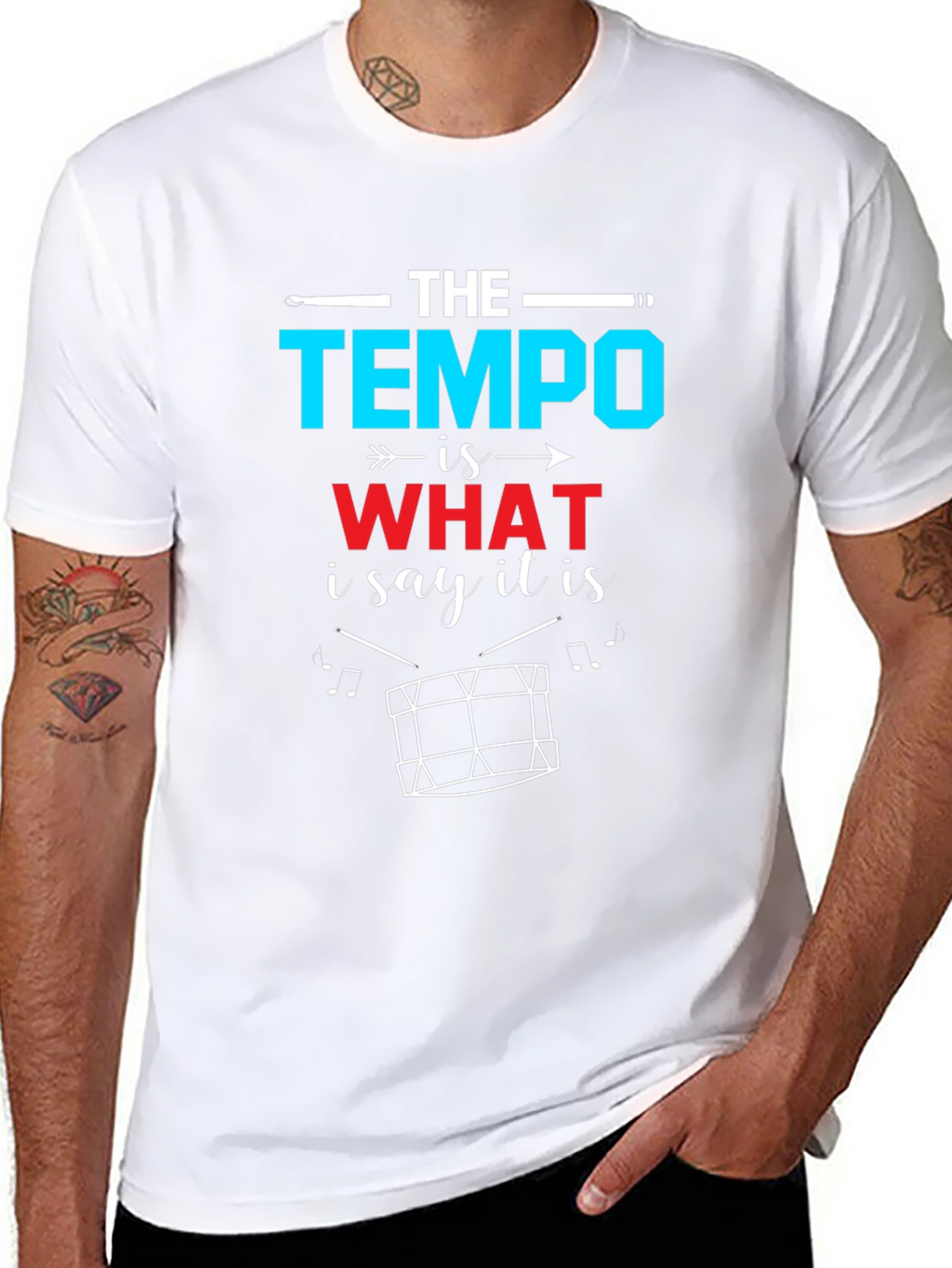 Tempo Drummer Graphic Tee