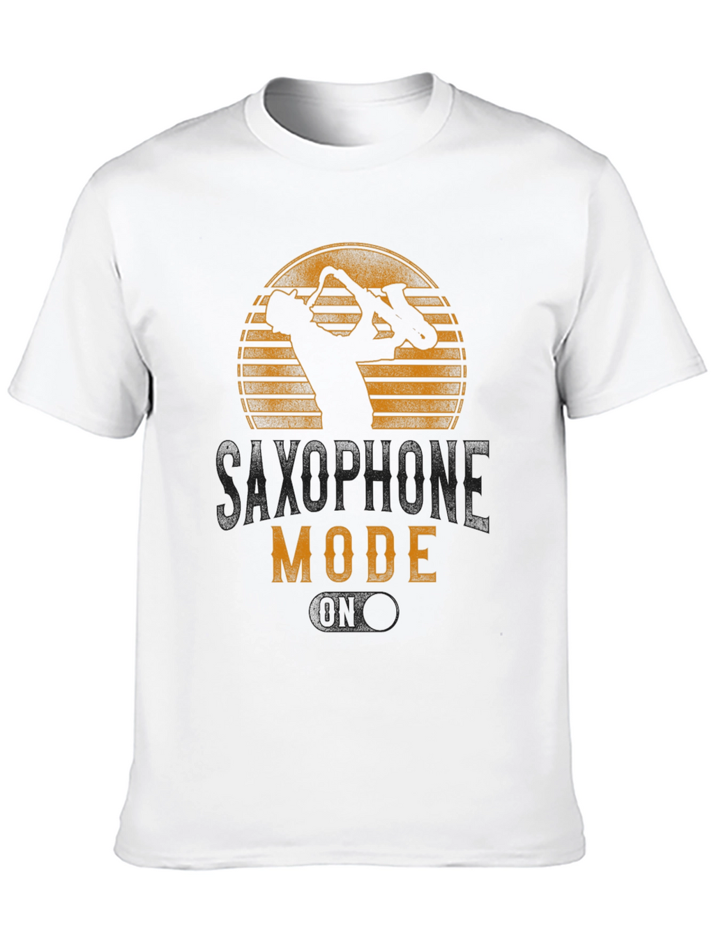Saxophone Mode Graphic T-Shirt - Music Lover Tee