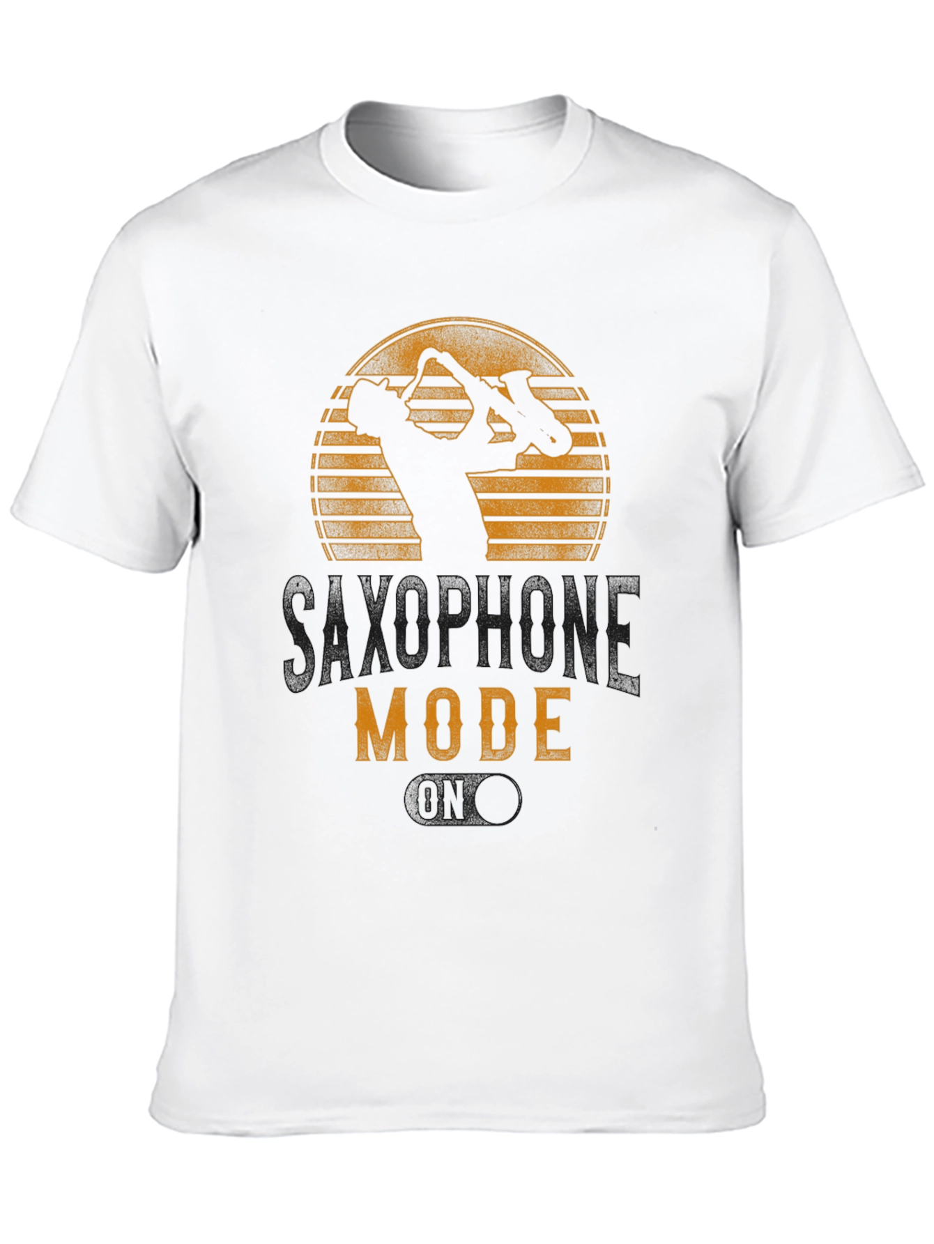 Saxophone Mode Graphic T-Shirt - Music Lover Tee
