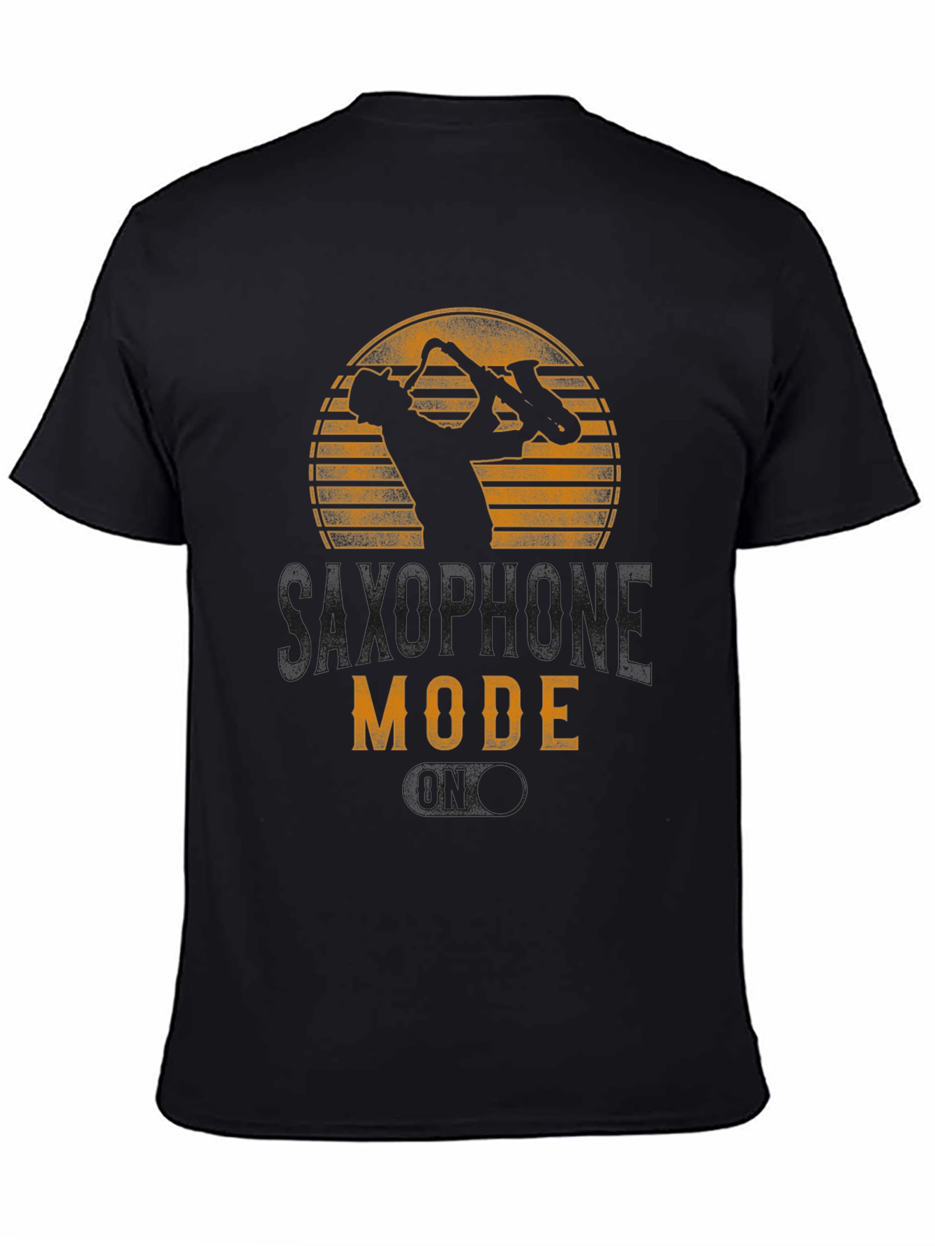 Saxophone Mode Graphic T-Shirt - Music Lover Tee