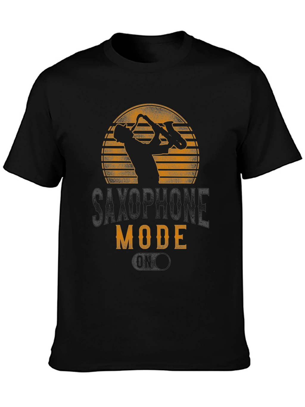 Saxophone Mode Graphic T-Shirt - Music Lover Tee