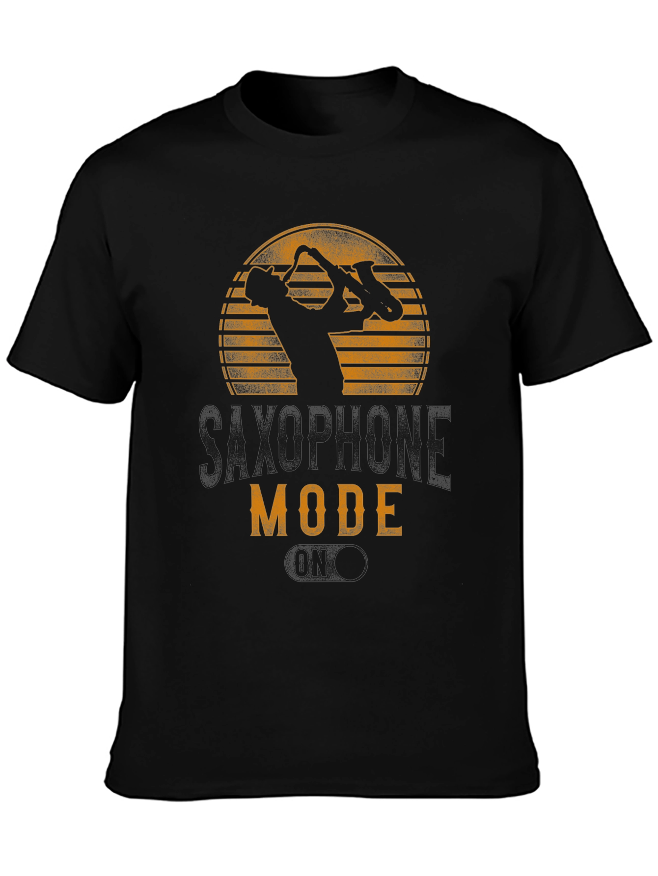 Saxophone Mode Graphic T-Shirt - Music Lover Tee