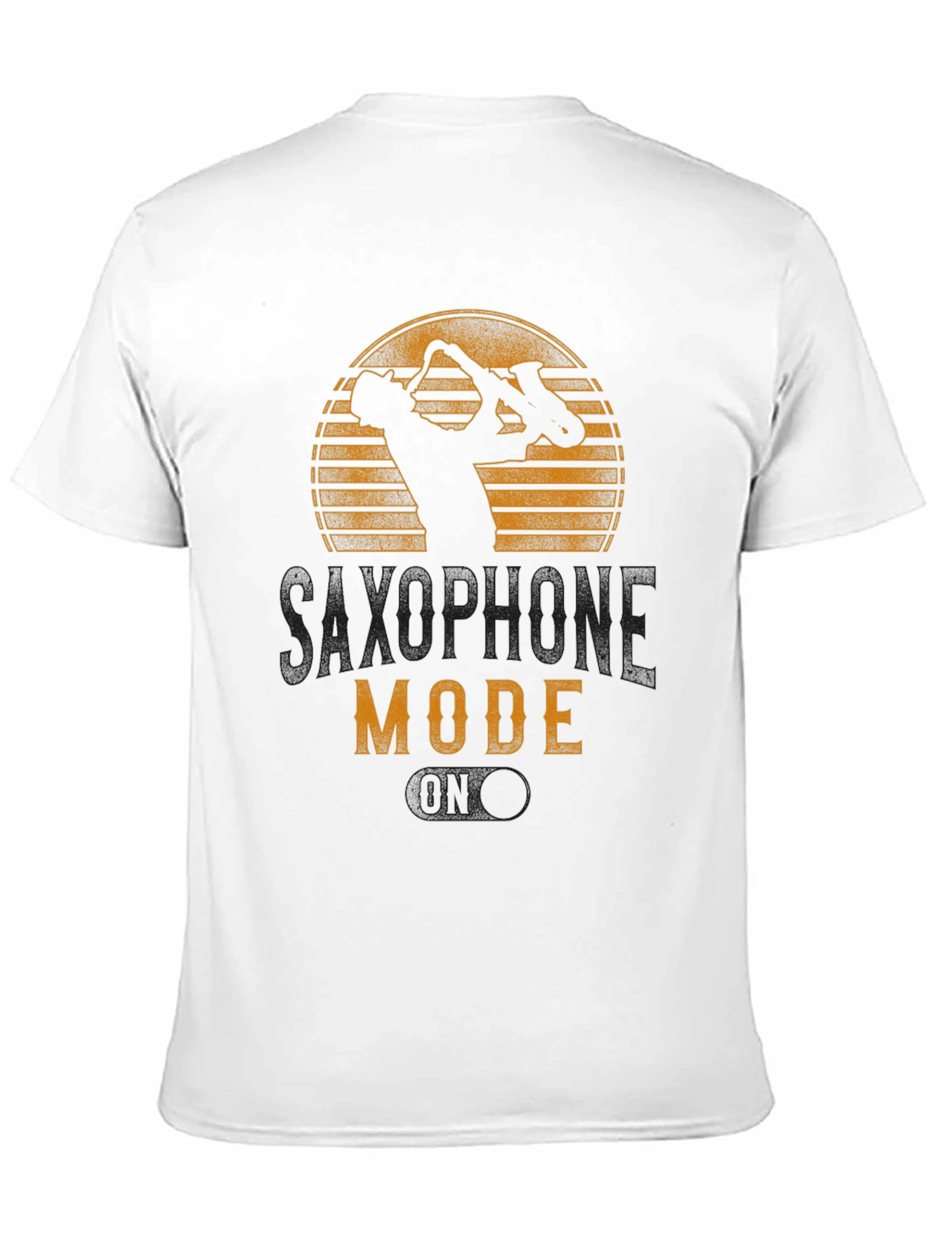 Saxophone Mode Graphic T-Shirt - Music Lover Tee