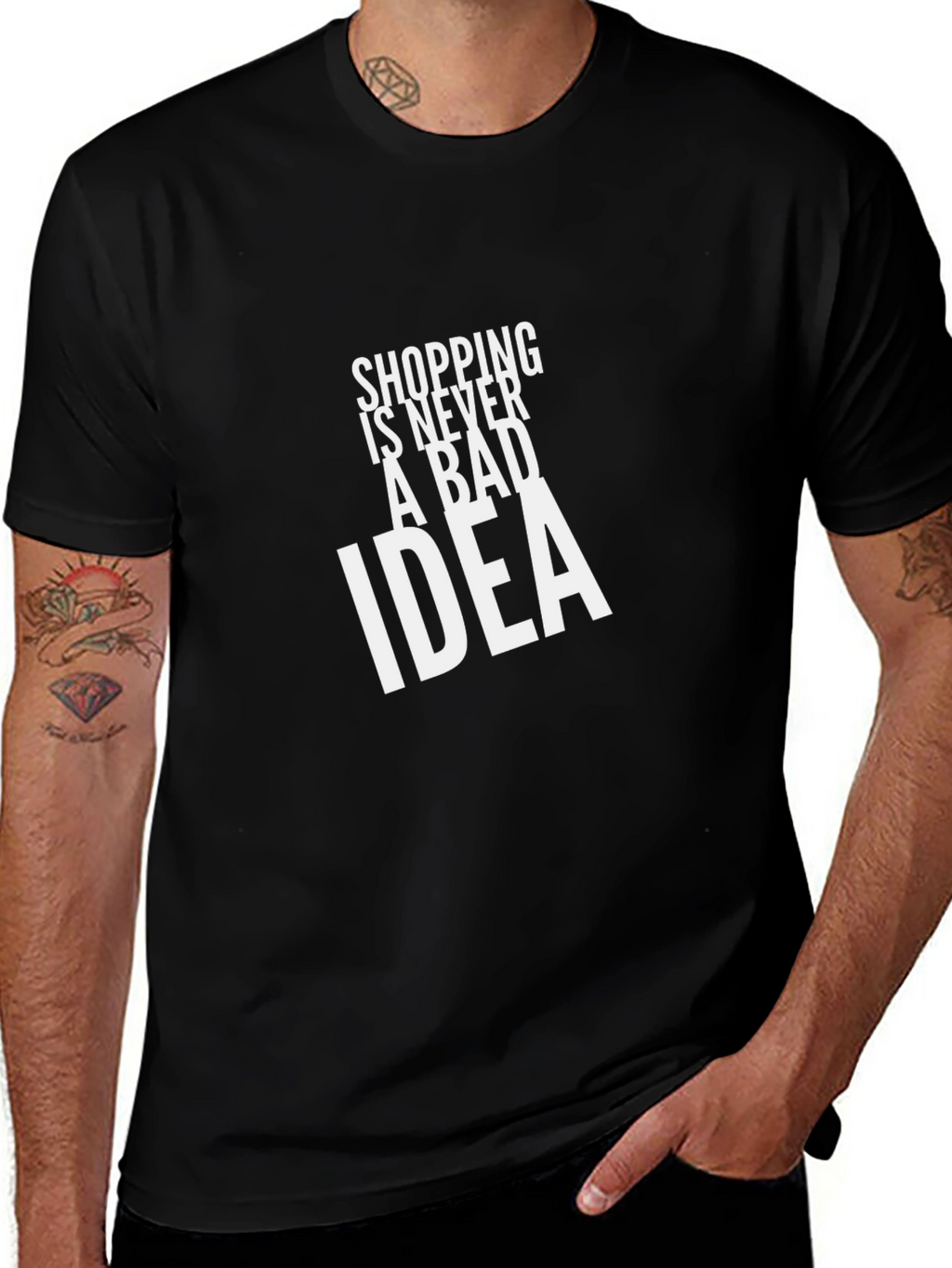 Shopping Is Never A Bad Idea Tee