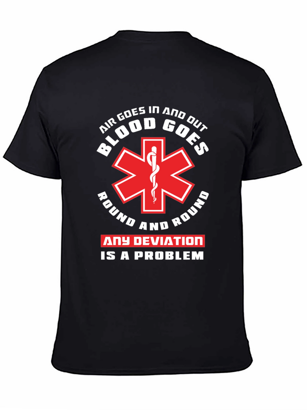 Air and Blood T-Shirt - EMT Paramedic Tee