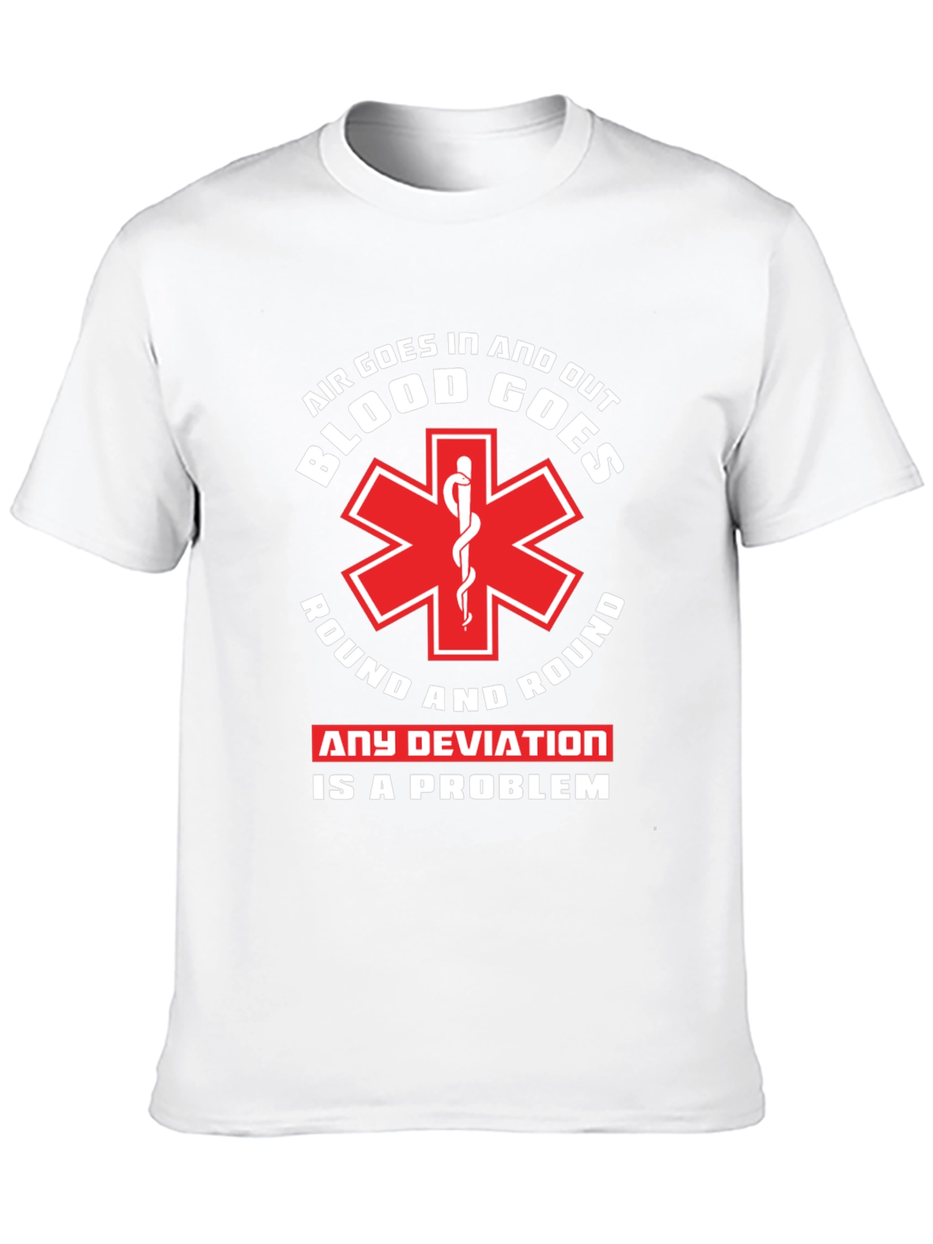 Air and Blood T-Shirt - EMT Paramedic Tee