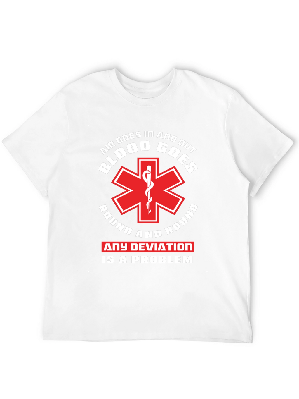 Air and Blood T-Shirt - EMT Paramedic Tee