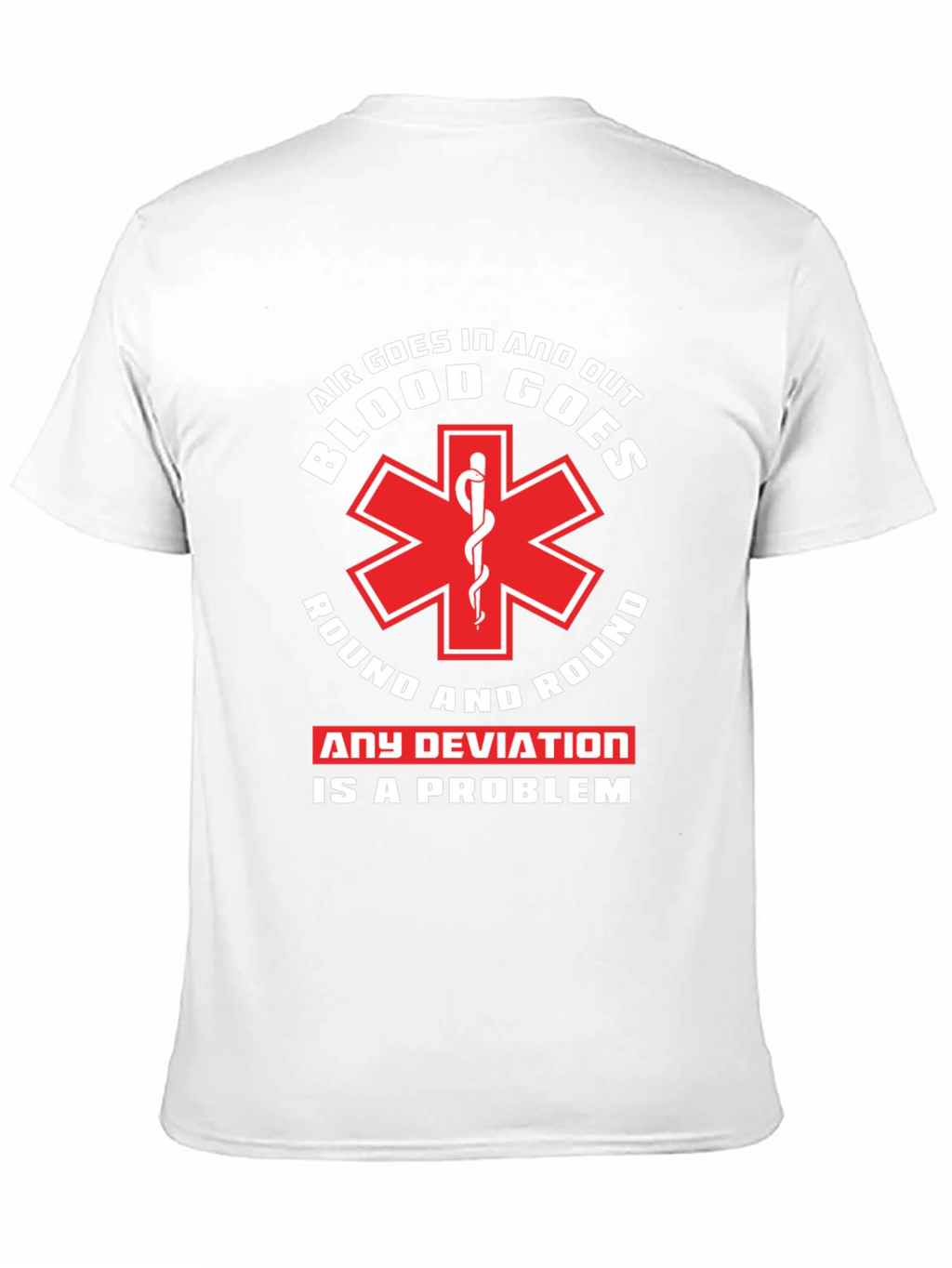 Air and Blood T-Shirt - EMT Paramedic Tee