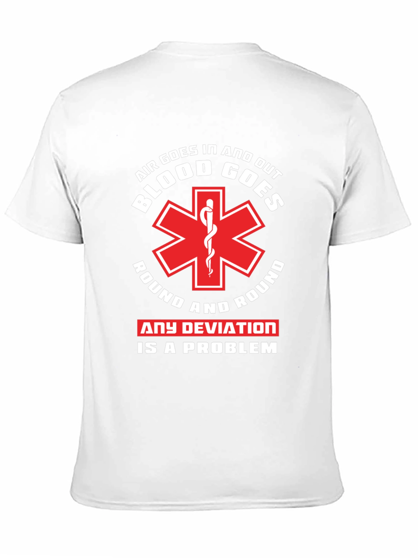 Air and Blood T-Shirt - EMT Paramedic Tee