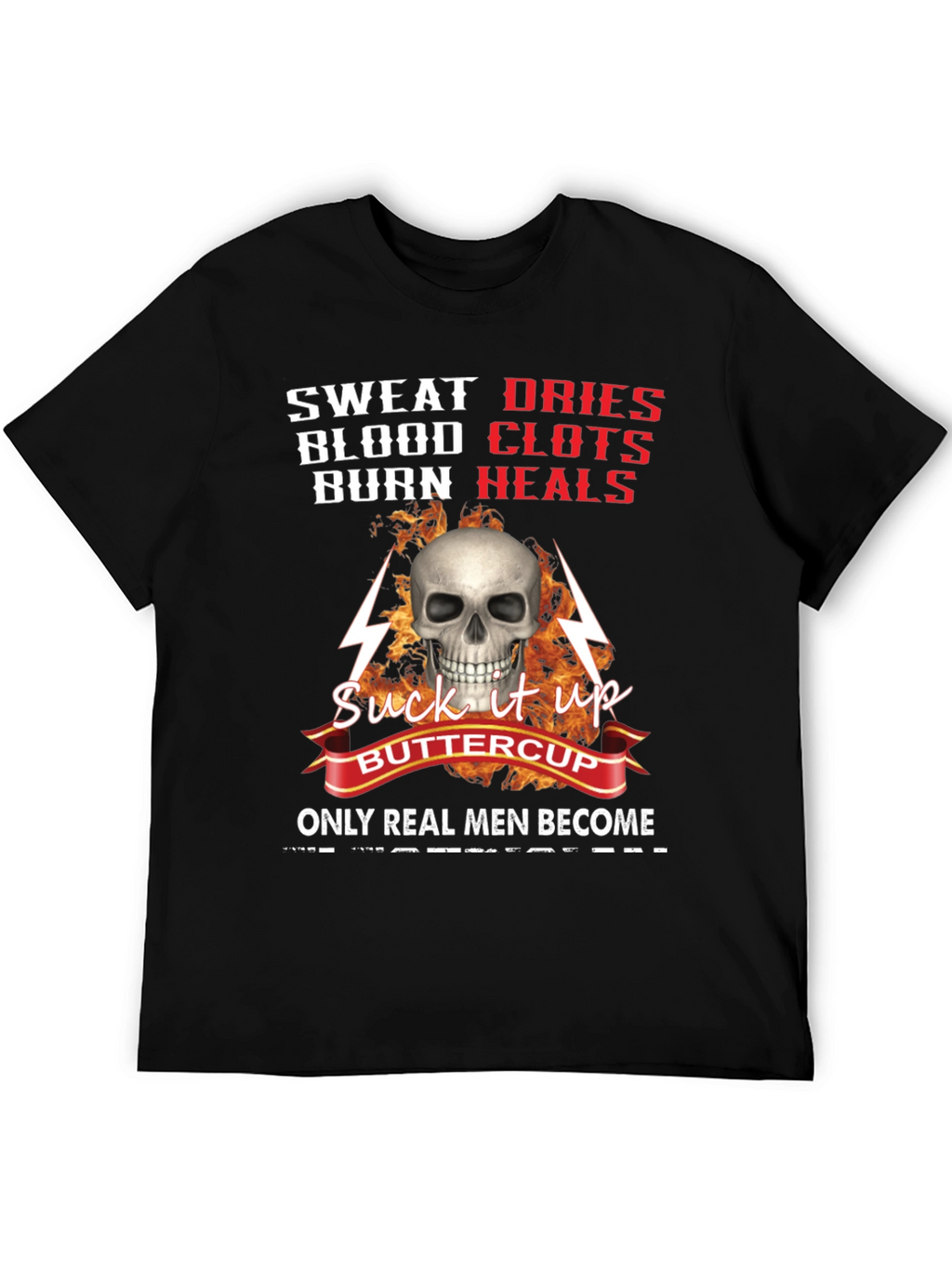 Sweat Blood Burn Graphic T-Shirt