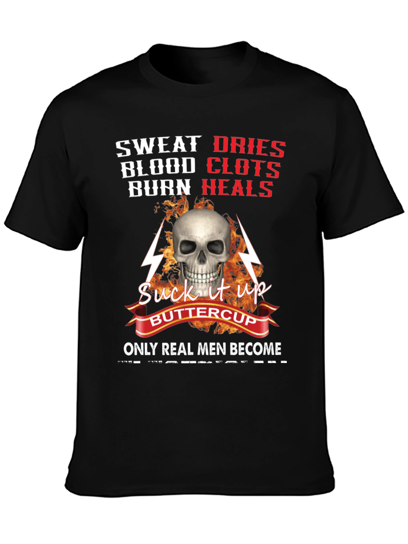 Sweat Blood Burn Graphic T-Shirt