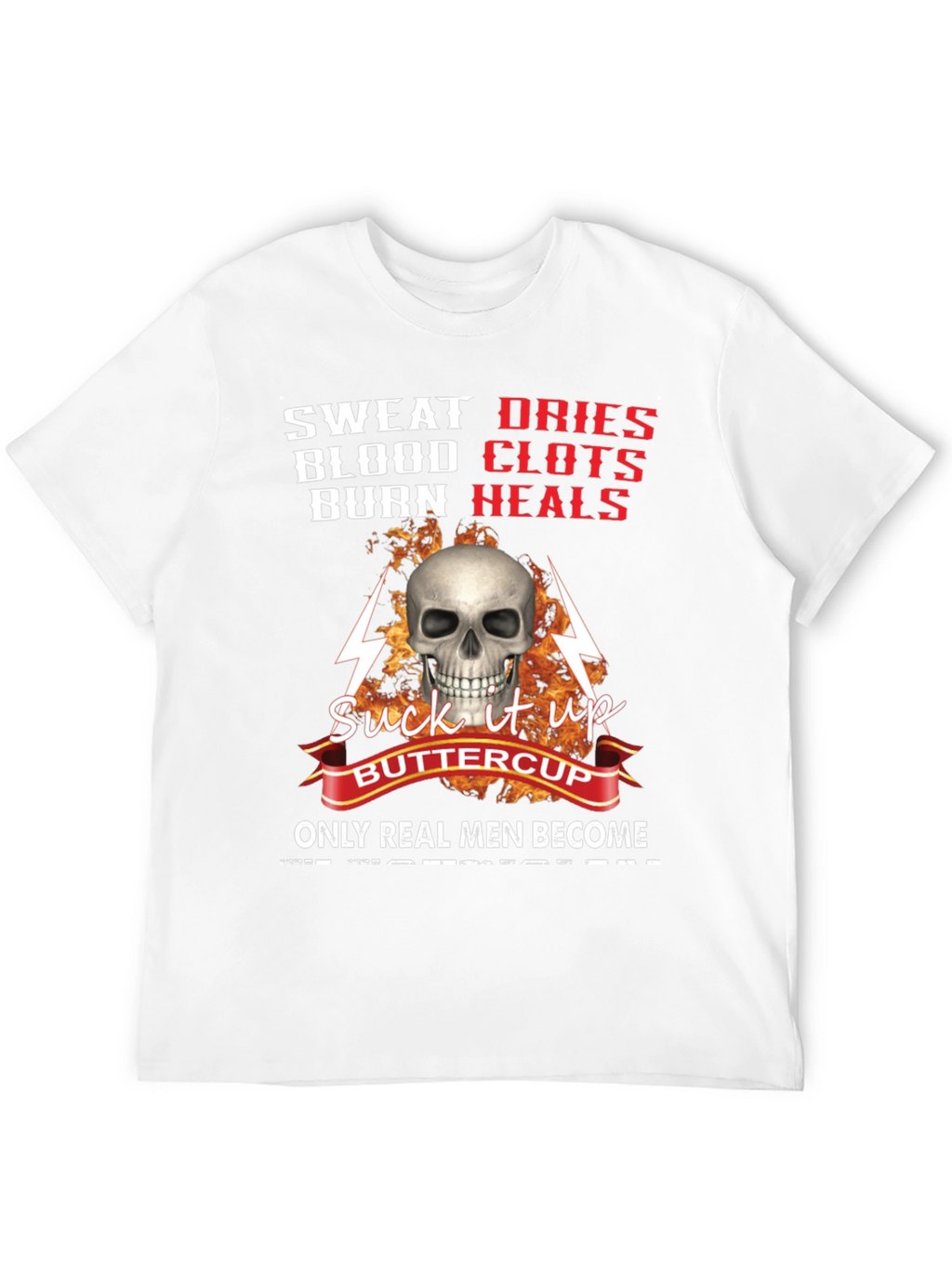 Sweat Blood Burn Graphic T-Shirt