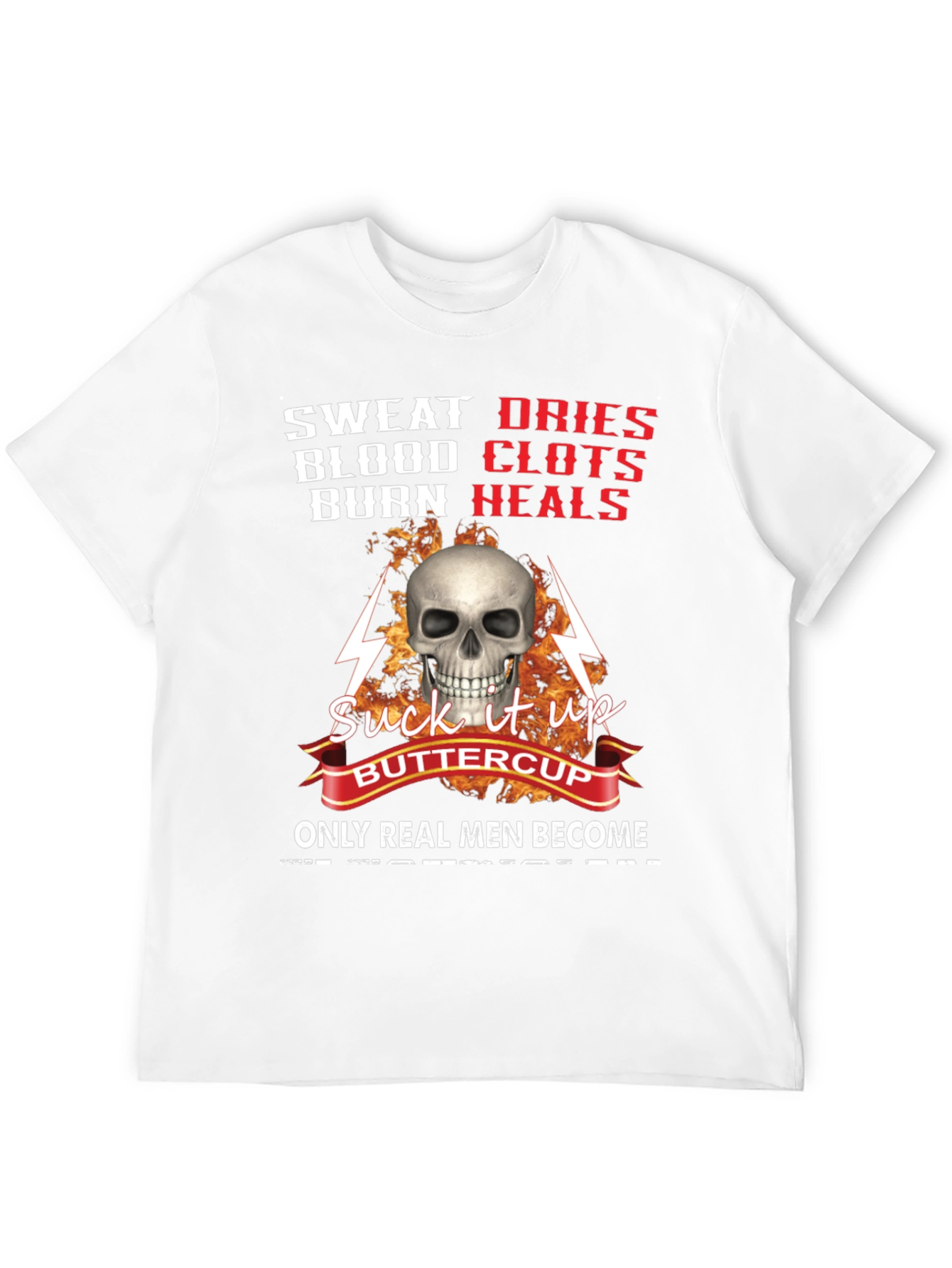Sweat Blood Burn Graphic T-Shirt
