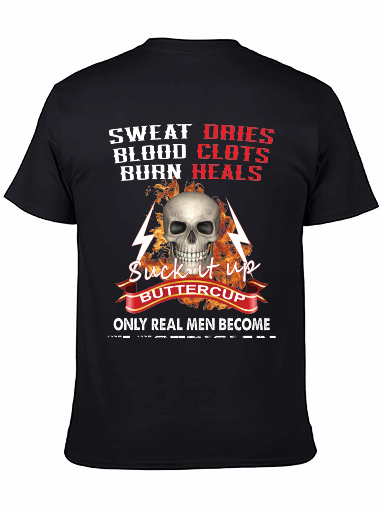 Sweat Blood Burn Graphic T-Shirt
