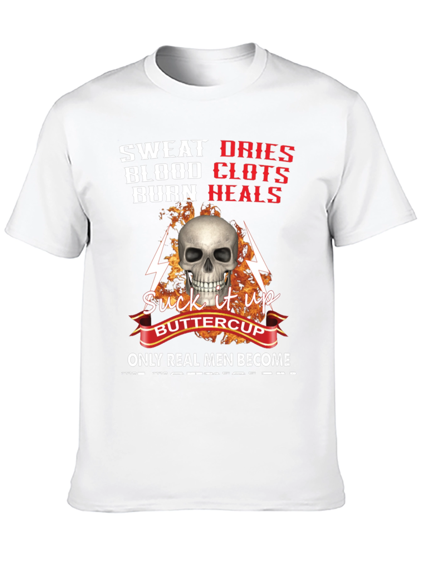 Sweat Blood Burn Graphic T-Shirt