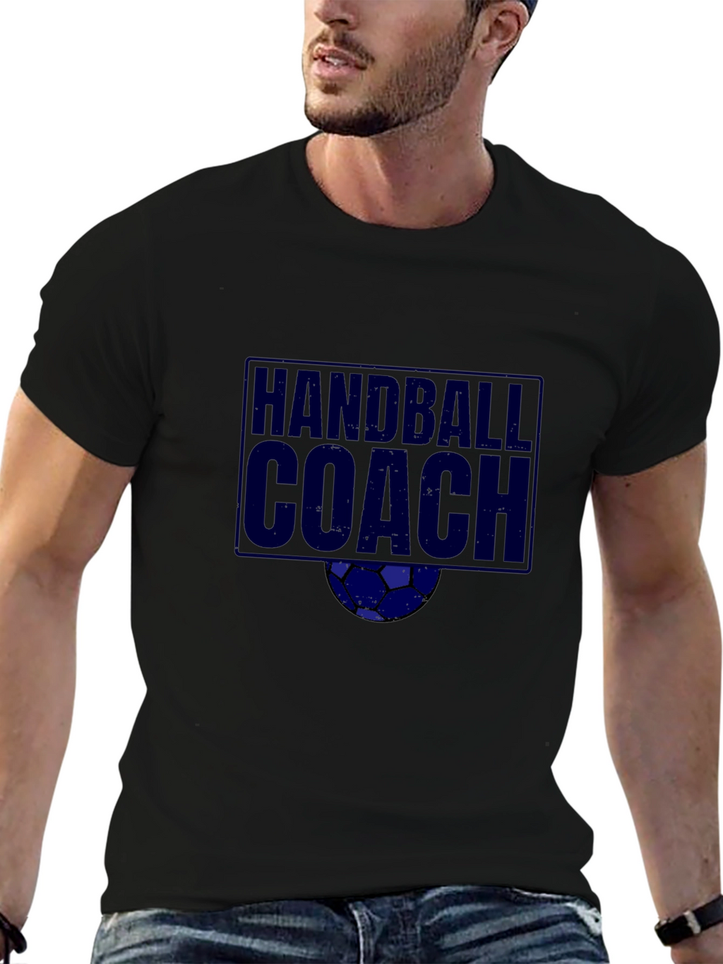 Handball Coach Graphic T-Shirt - Sportswear Apparel