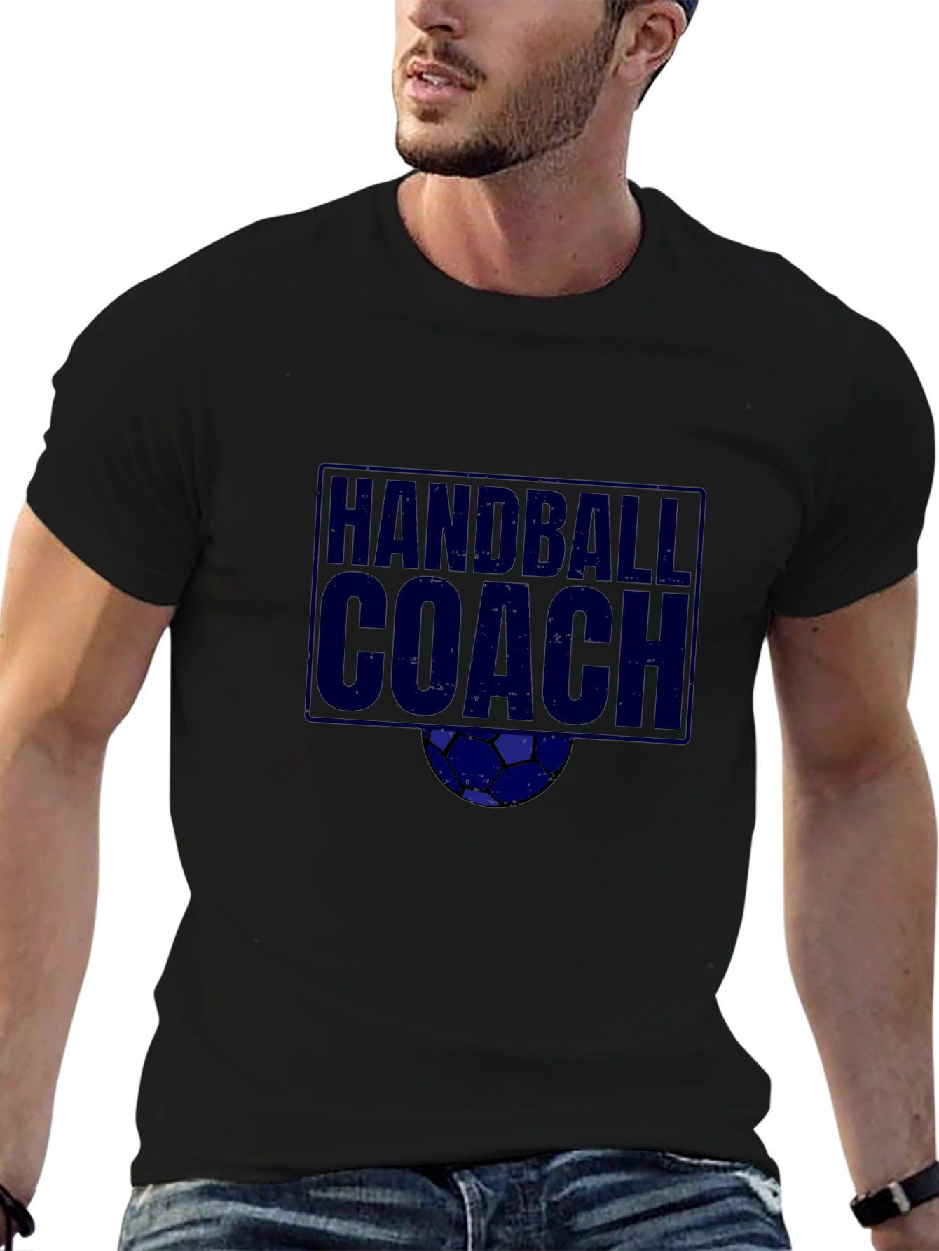 Handball Coach Graphic T-Shirt - Sportswear Apparel