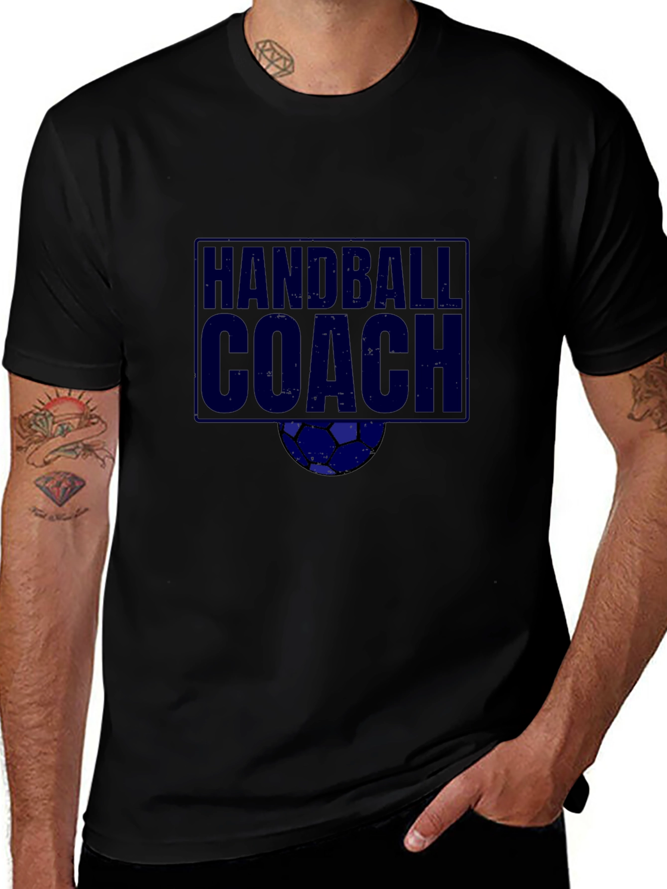 Handball Coach Graphic T-Shirt - Sportswear Apparel