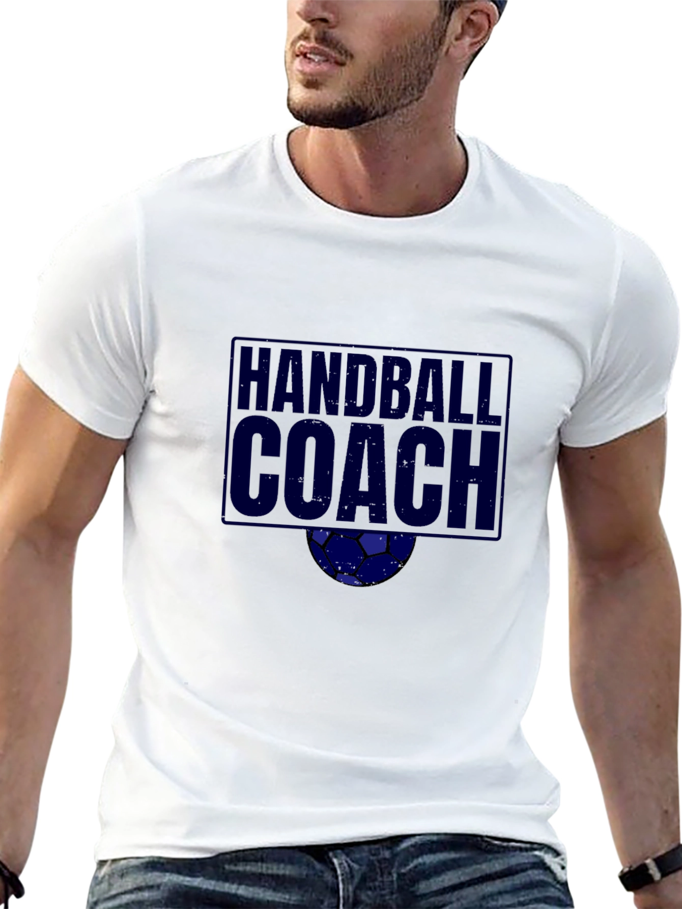 Handball Coach Graphic T-Shirt - Sportswear Apparel