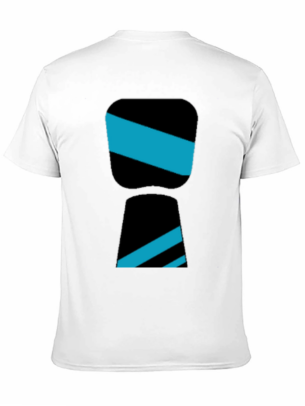 Stylish Black Tee with Modern Graphic Design