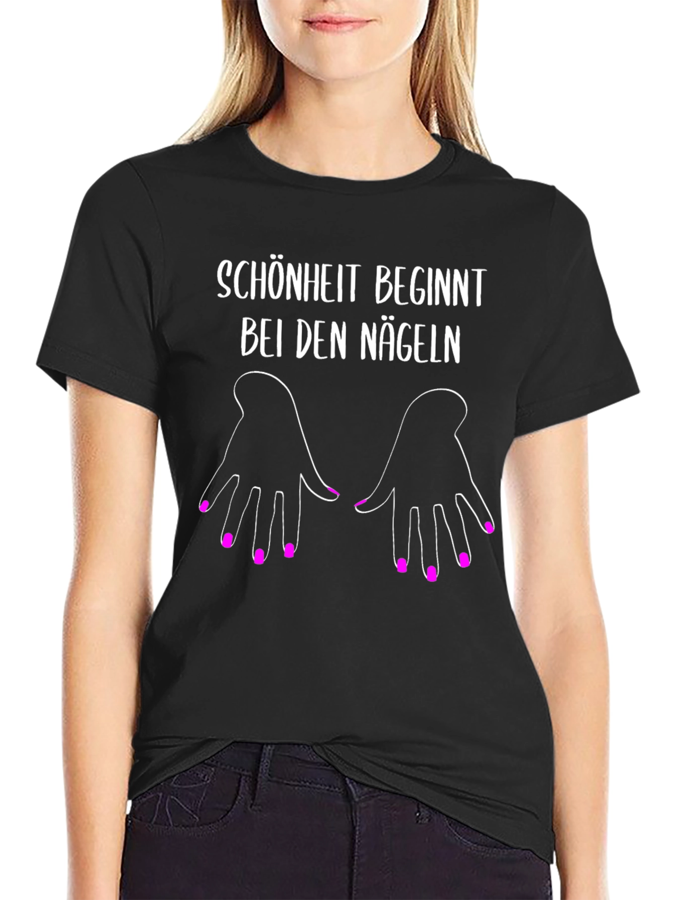 Beauty Begins with Nails Graphic Tee - Unisex