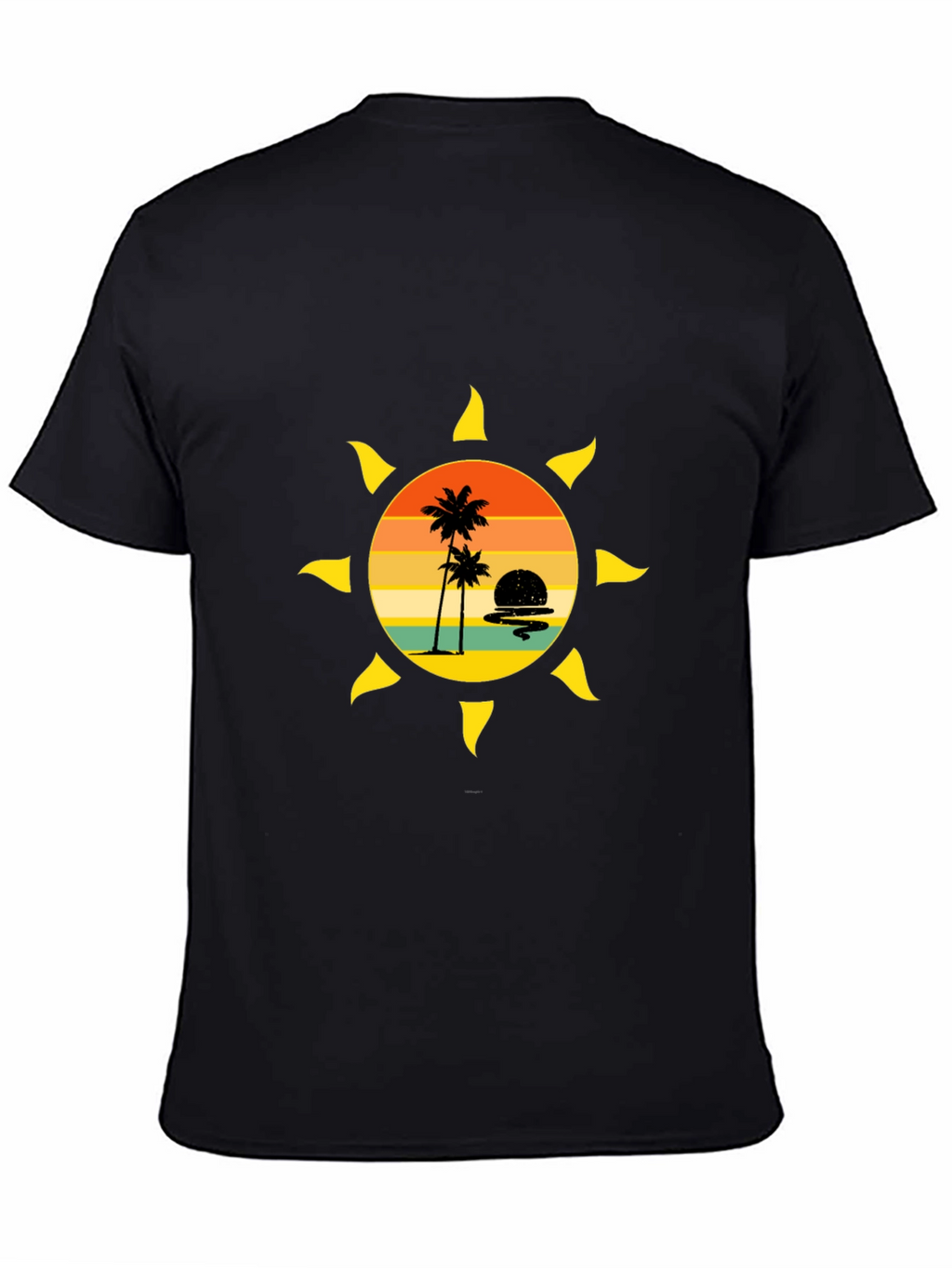 Sunset Palm Tree Graphic Tee
