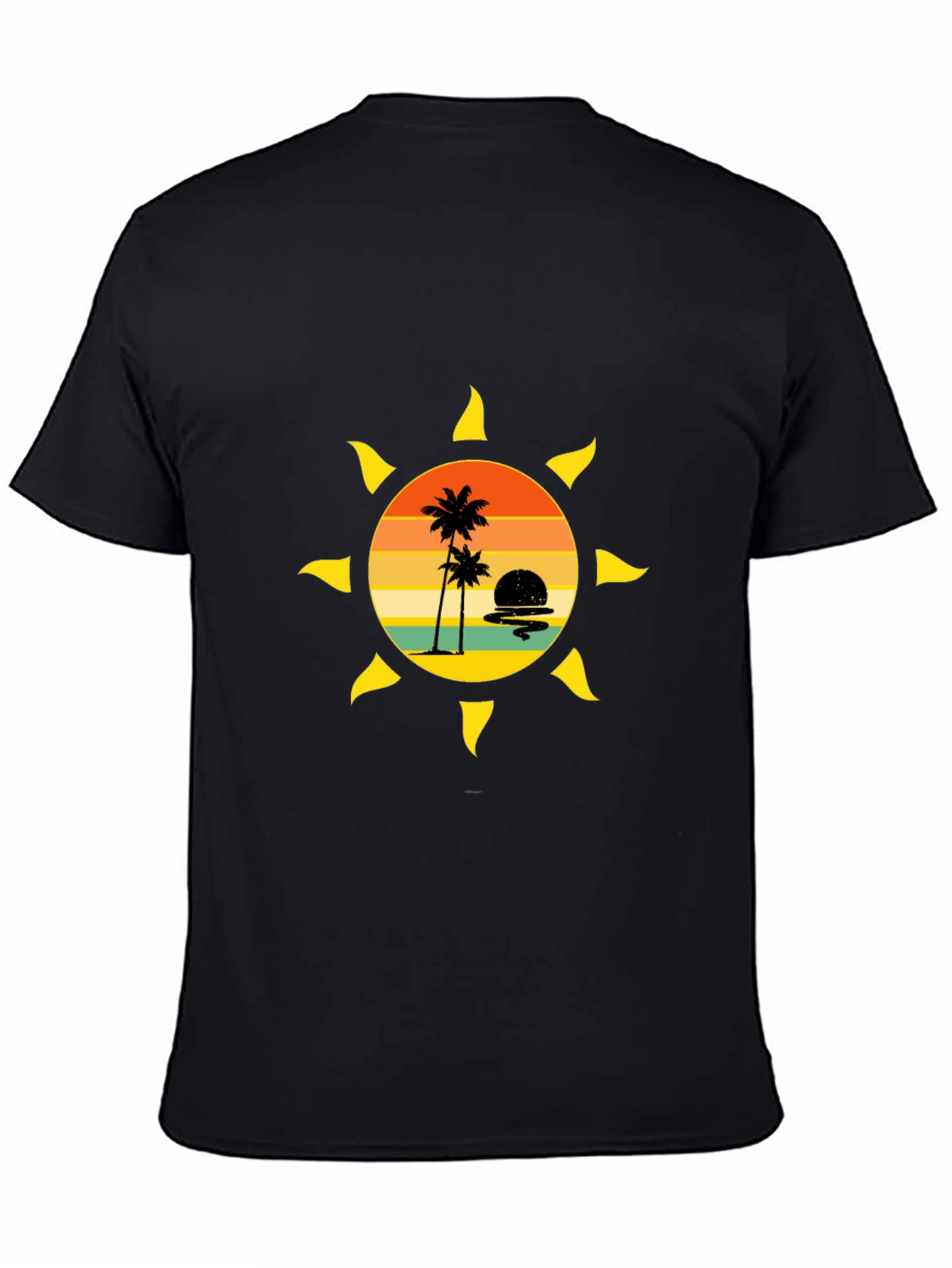 Sunset Palm Tree Graphic Tee