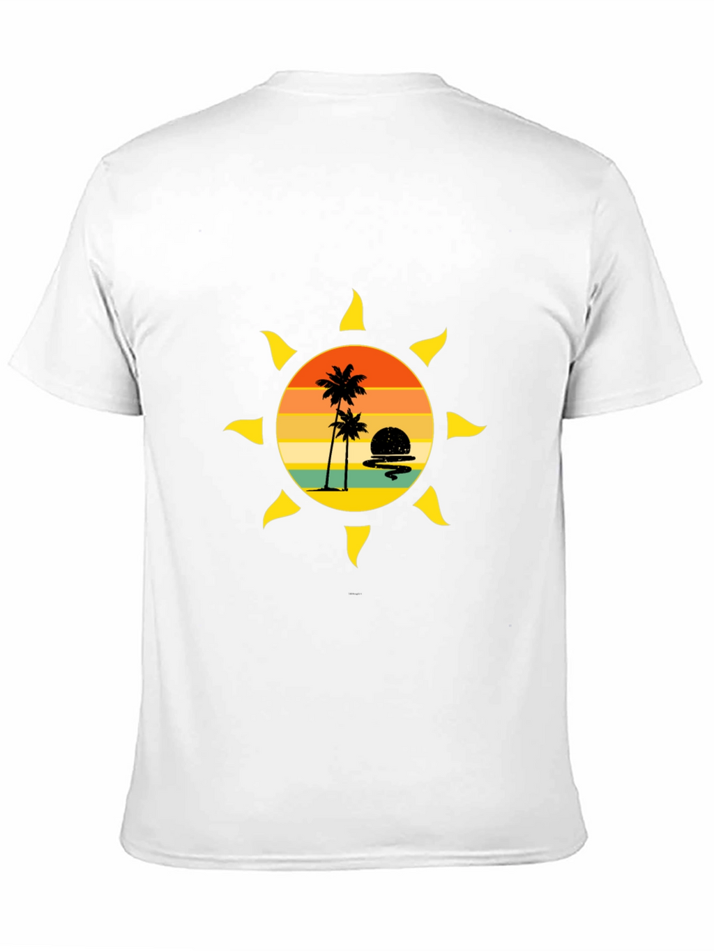 Sunset Palm Tree Graphic Tee
