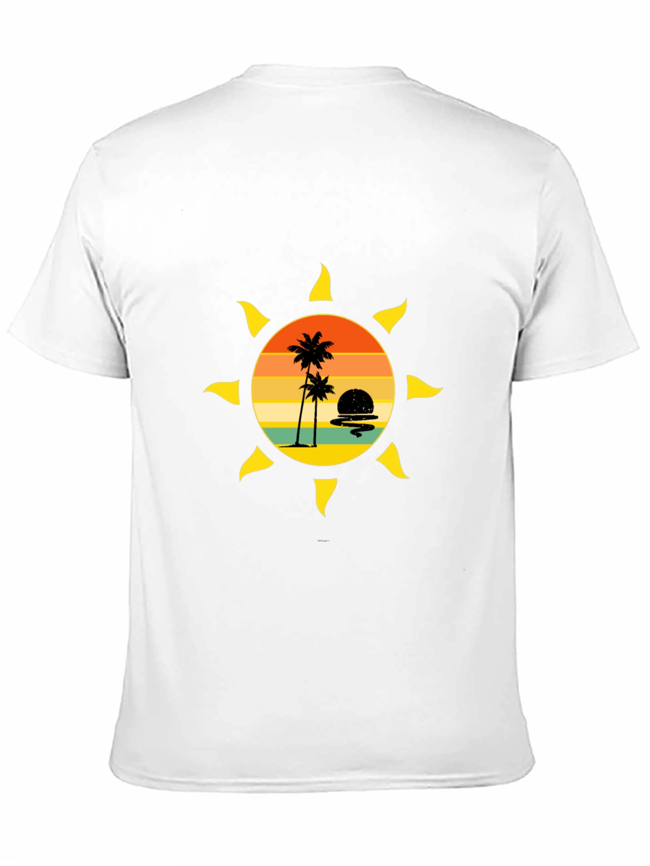 Sunset Palm Tree Graphic Tee