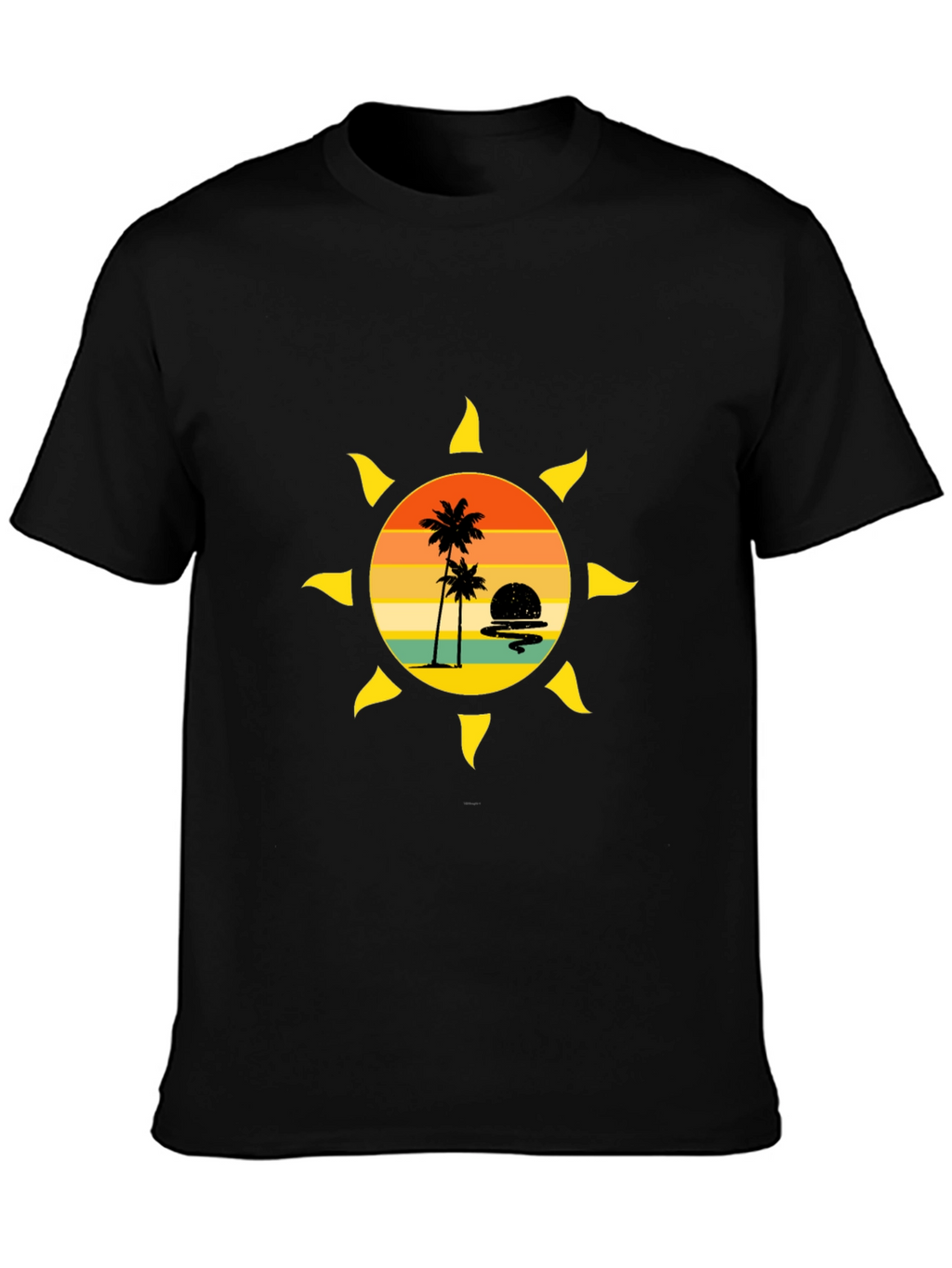 Sunset Palm Tree Graphic Tee