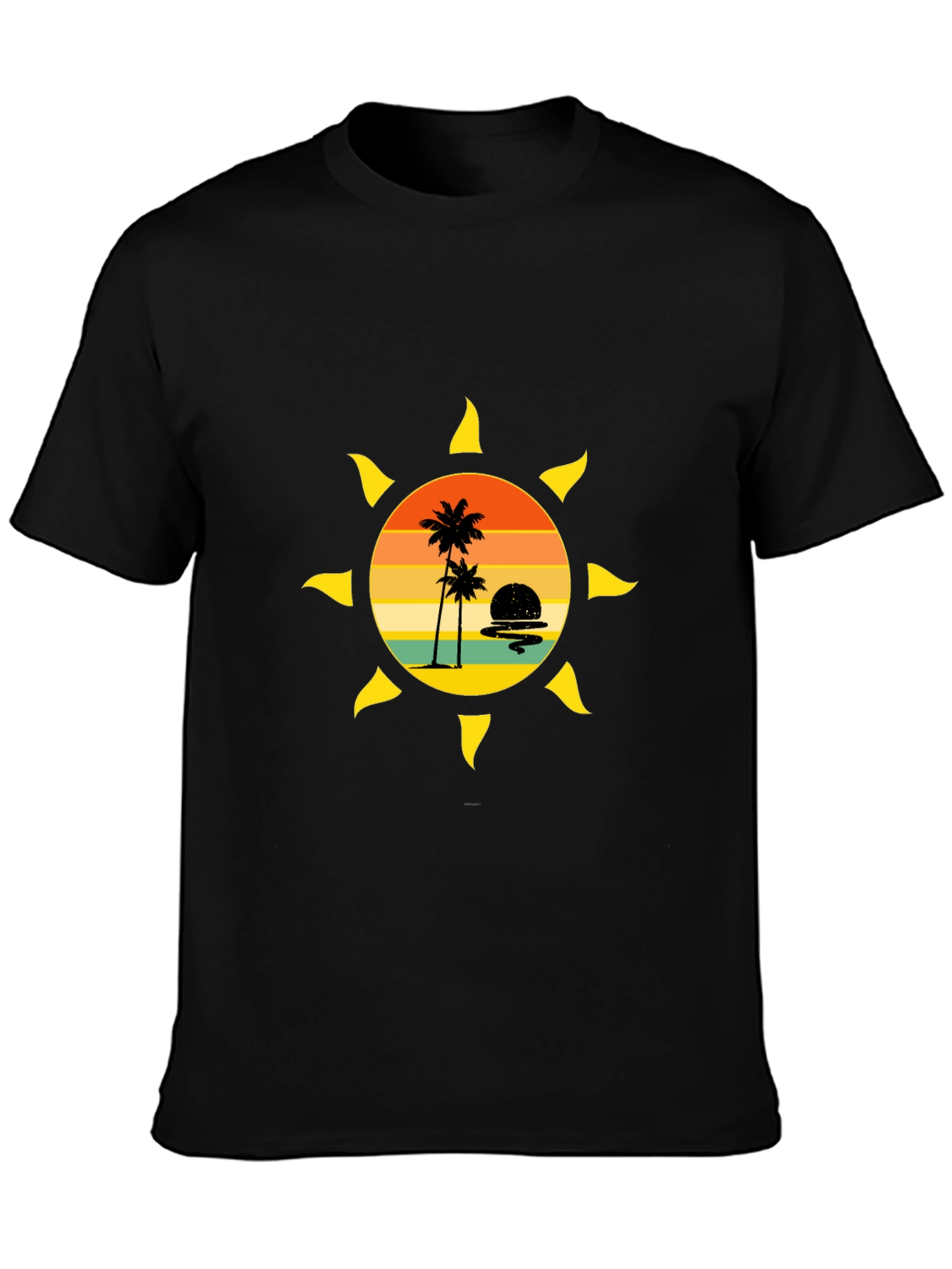 Sunset Palm Tree Graphic Tee