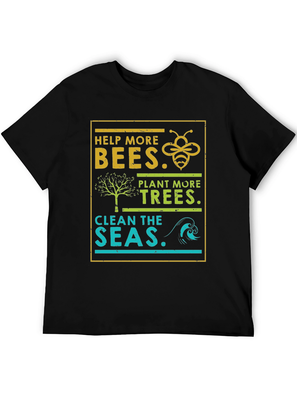 Eco-Friendly Graphic T-Shirt - Save the Planet Design
