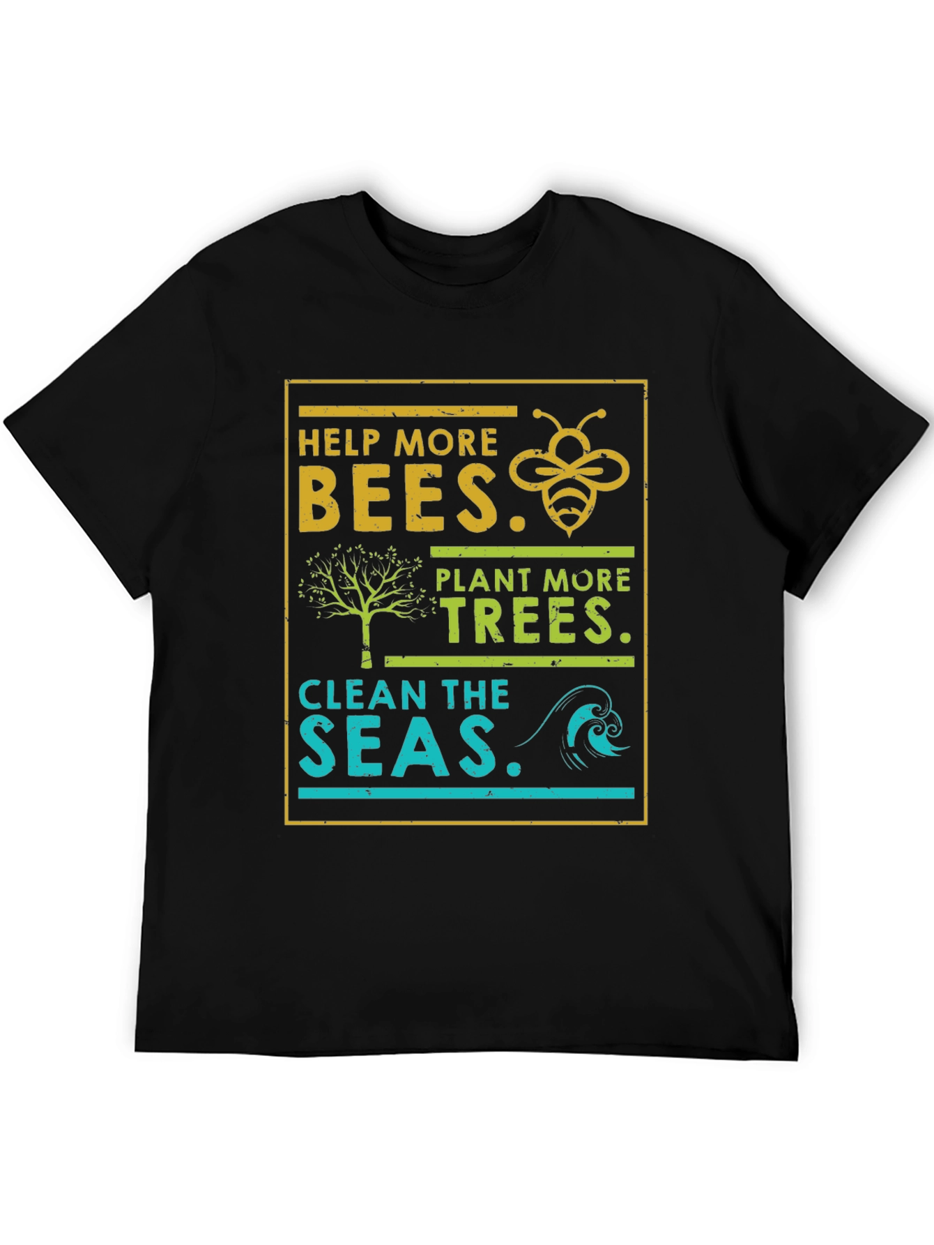 Eco-Friendly Graphic T-Shirt - Save the Planet Design