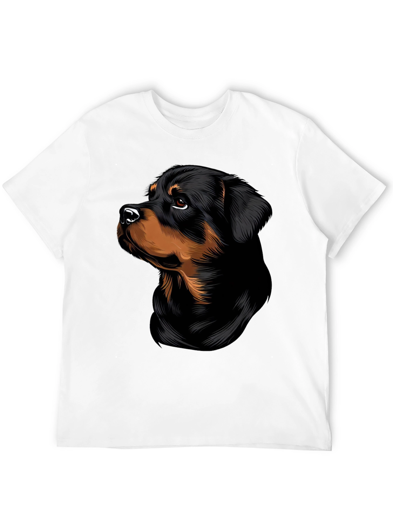 Rottweiler Dog Graphic T-Shirt - Stylish Black Tee