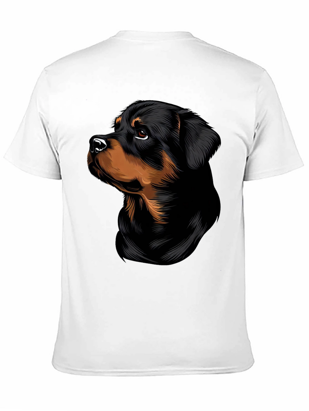 Rottweiler Dog Graphic T-Shirt - Stylish Black Tee