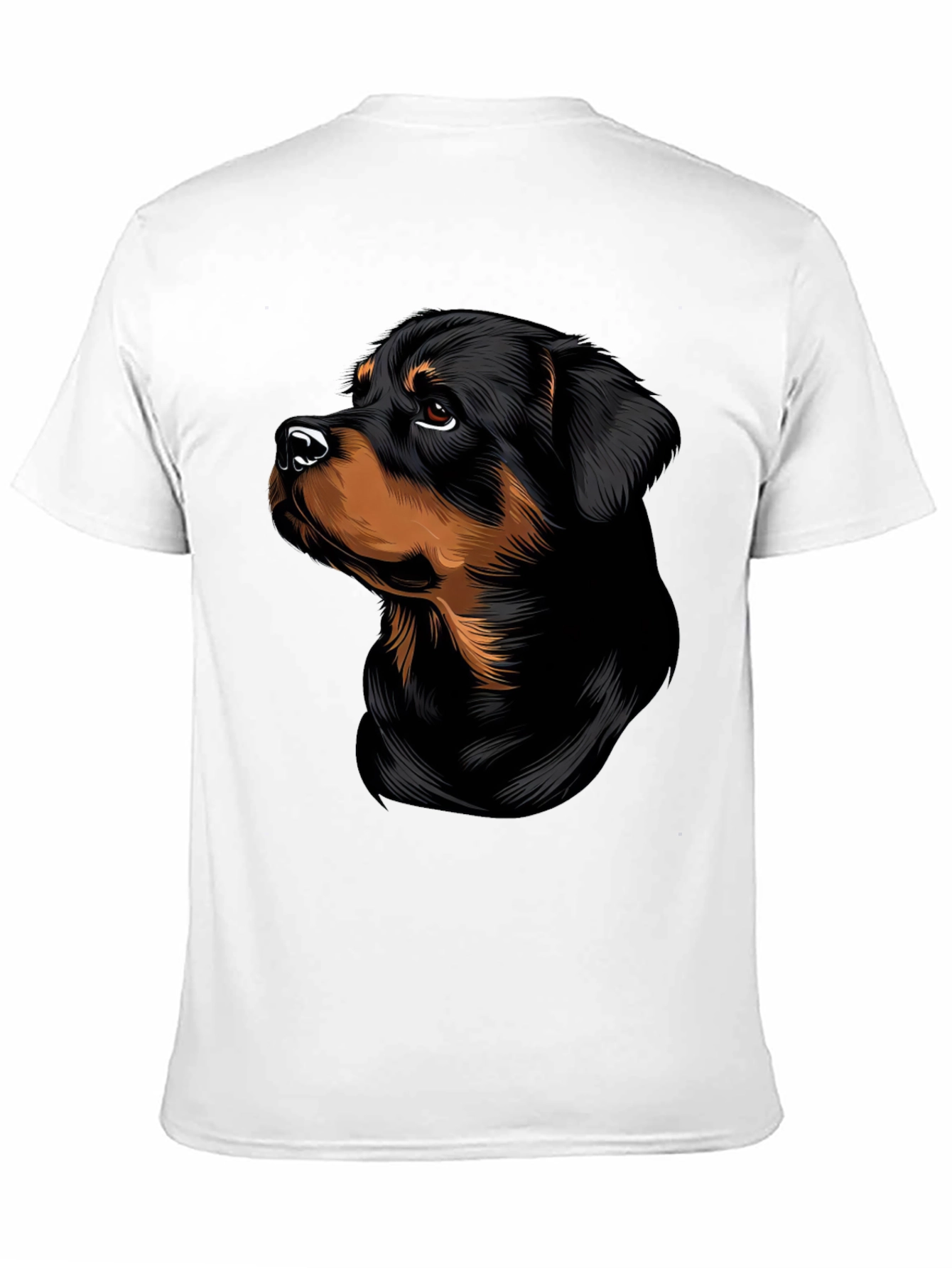 Rottweiler Dog Graphic T-Shirt - Stylish Black Tee