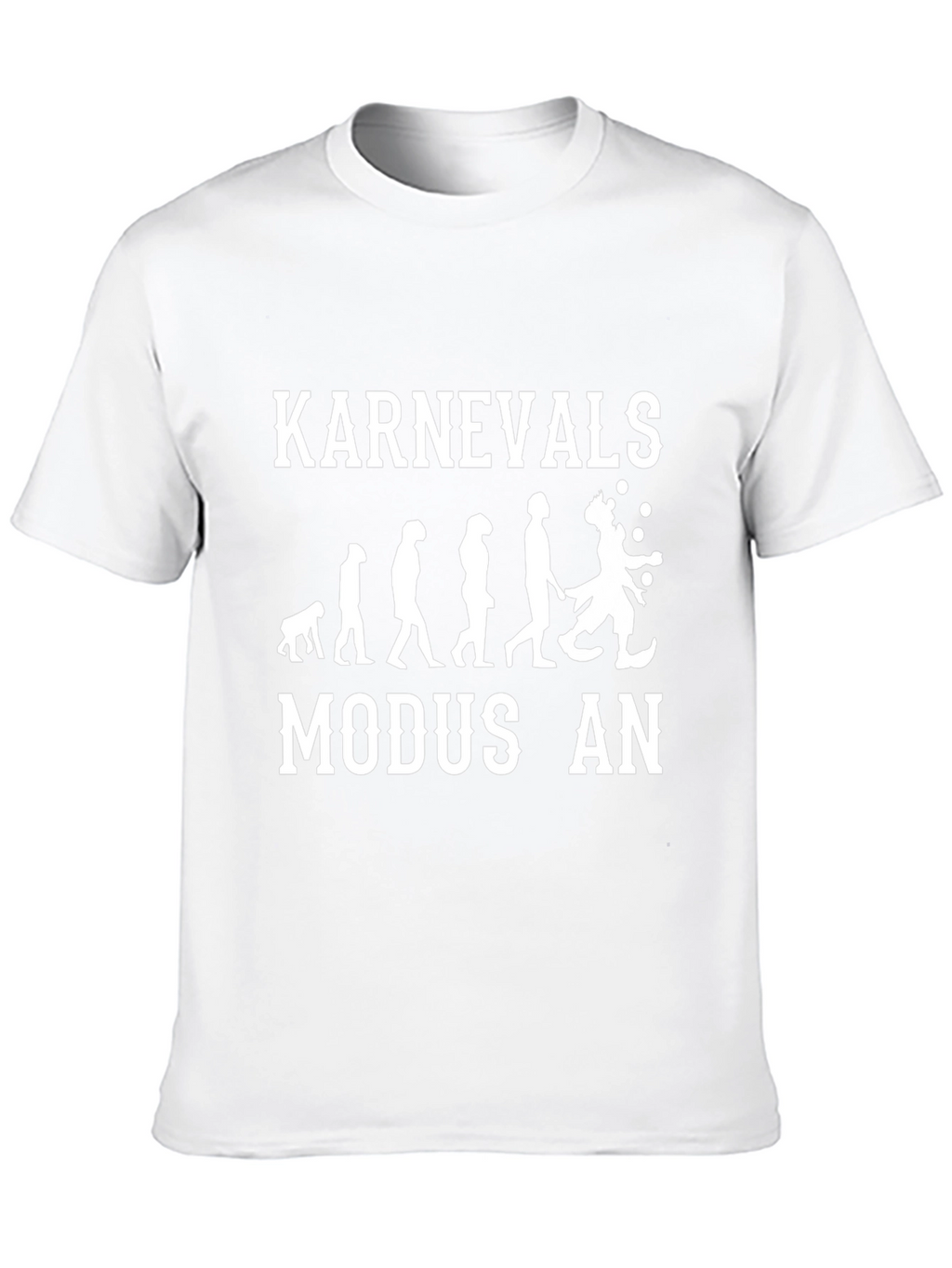 Karnevals Evolution Black T-Shirt